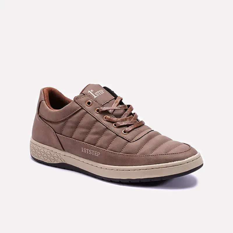Comfortable Upper Material Durable Bottom Sneaker Shoes Mustard 0120524