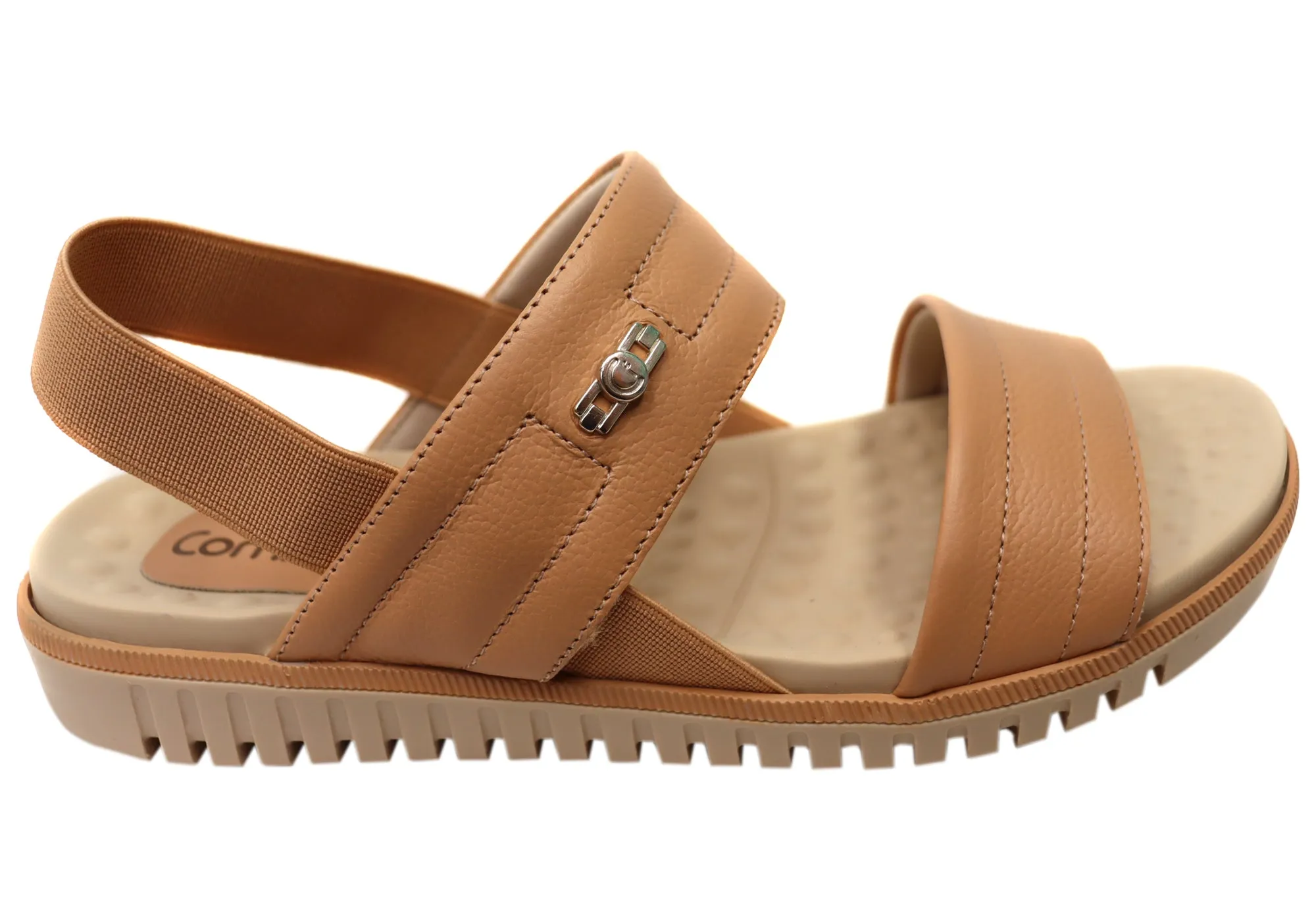 Comfortflex Vinza Womens Leather Comfortable Sandals Made In Brazil Pet Walk