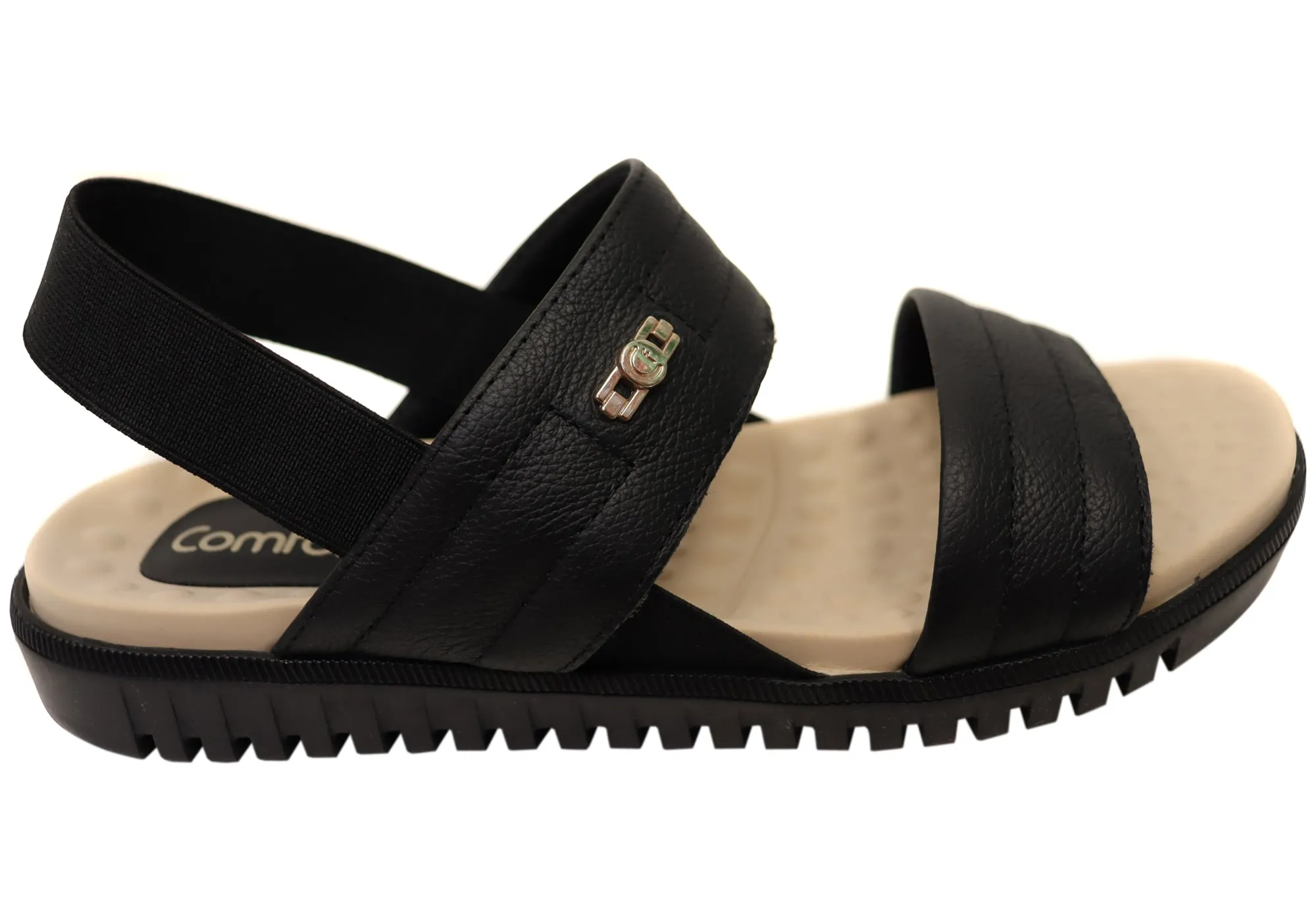 Comfortflex Vinza Womens Leather Comfortable Sandals Made In Brazil Thin strap