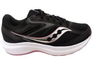 Shock Diffusion Technology Stable base Saucony Womens Cohesion 17 Wide Fit Comfortable Athletic Shoes