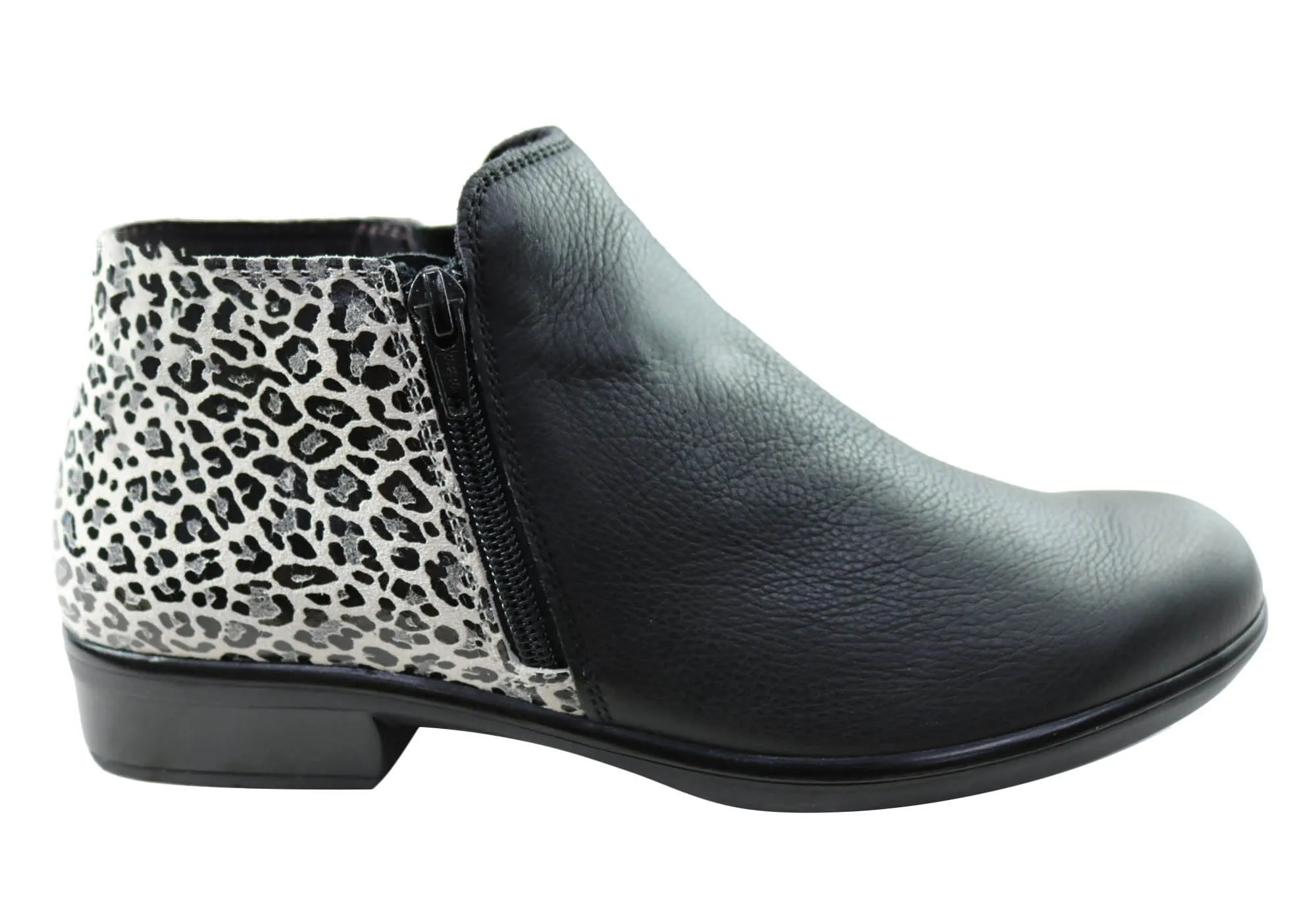 Naot Helm Womens Leather Comfortable Cushioned Supportive Ankle Boots Memory Foam
