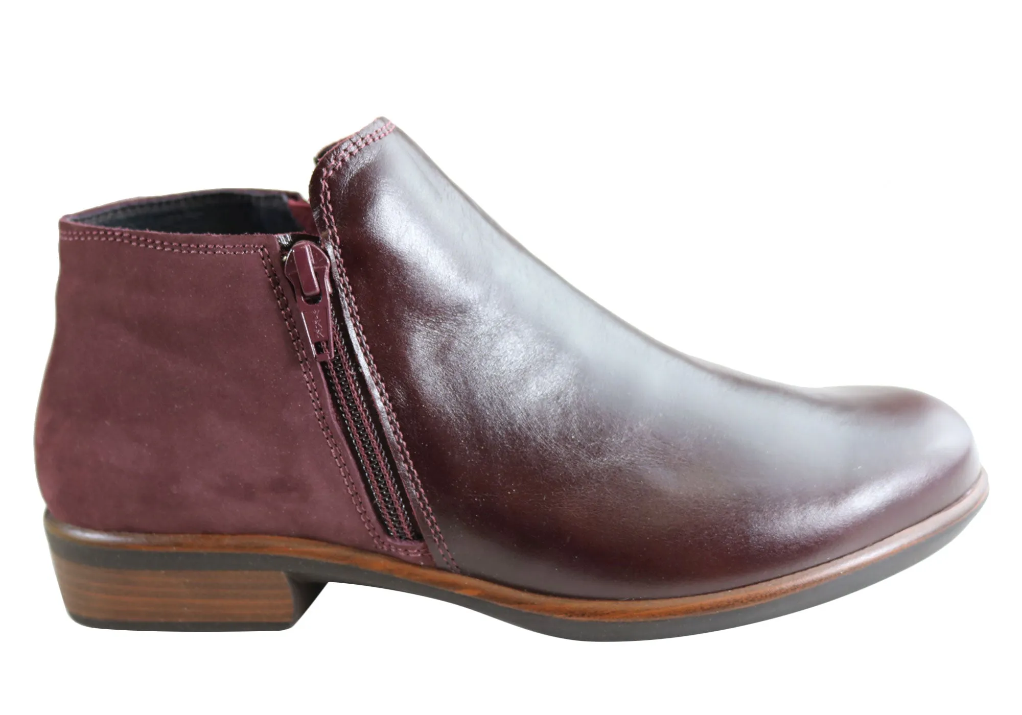 AntiOdor Leather Naot Helm Womens Leather Comfortable Cushioned Supportive Ankle Boots