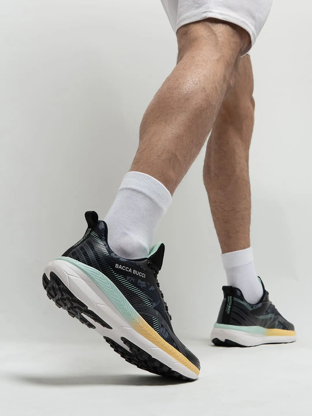 Bacca Bucci IKATRON ??Men's Athleisure Sports Shoes with Dual-Density Sole Leg Long
