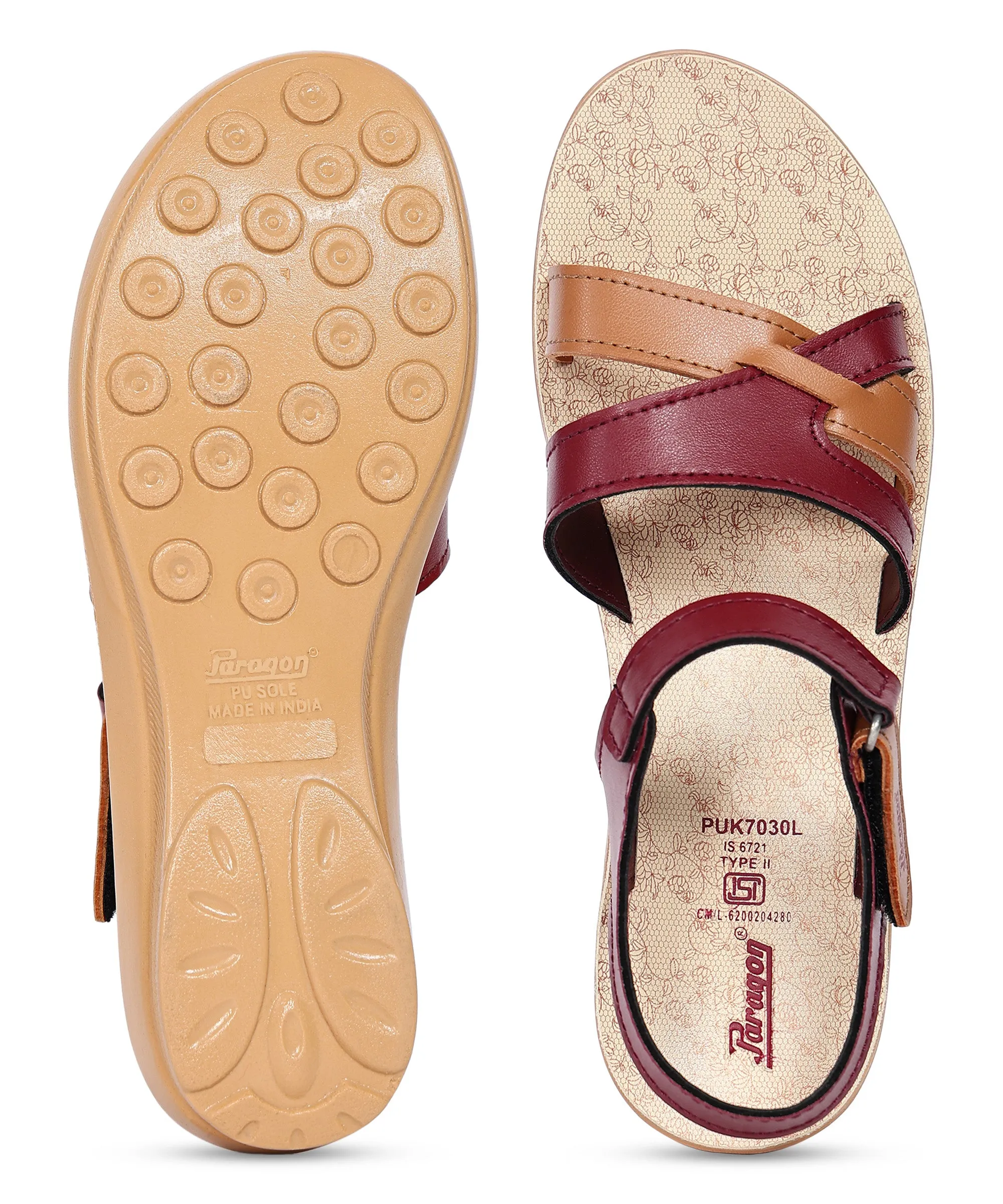 Paragon Women's Trendy Wedge Heel Sandals with Cushioned Sole and Sturdy Construction for Everyday Use Freedom Step Heel