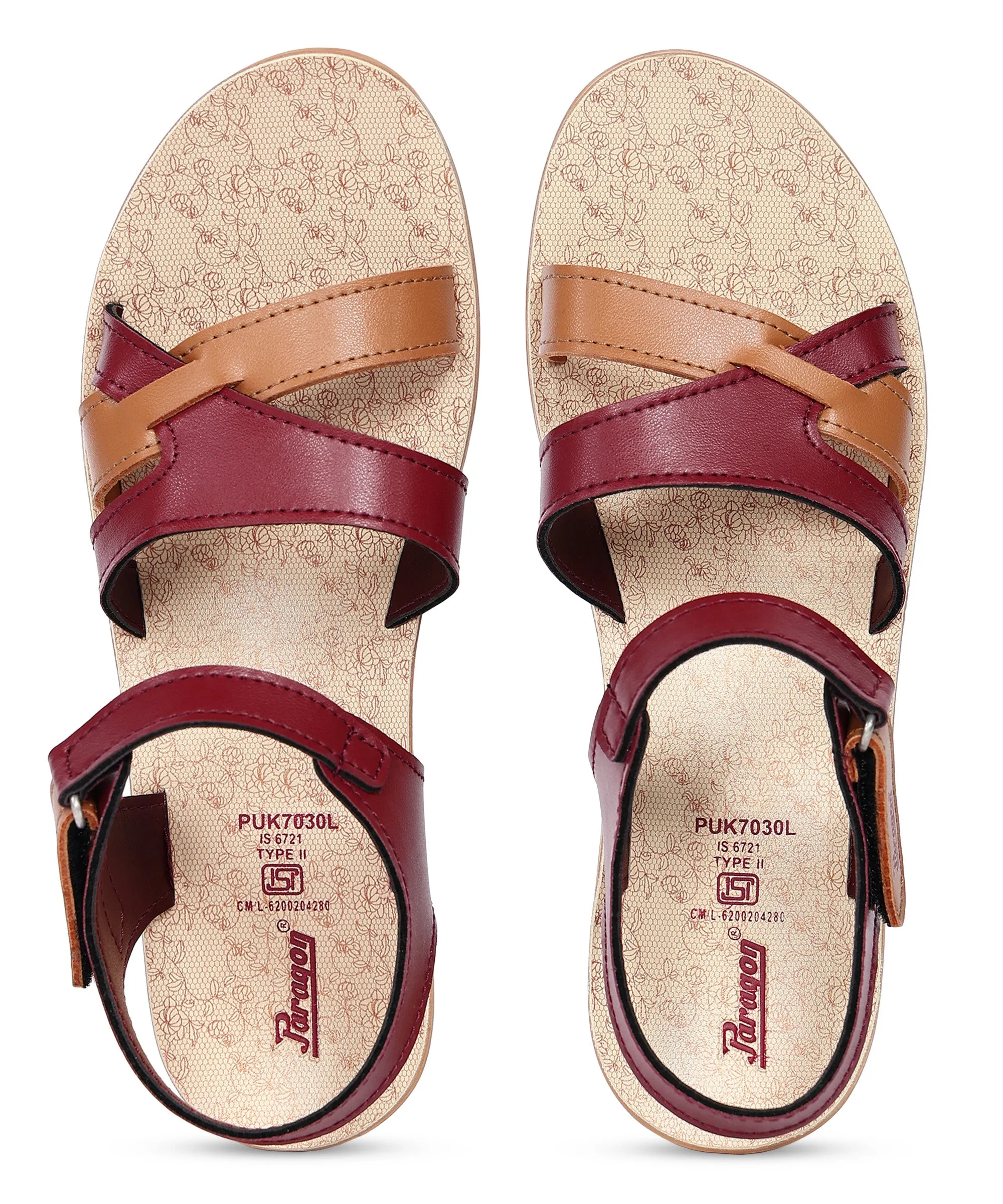 Flexible Flip-flops Paragon Women's Trendy Wedge Heel Sandals with Cushioned Sole and Sturdy Construction for Everyday Use