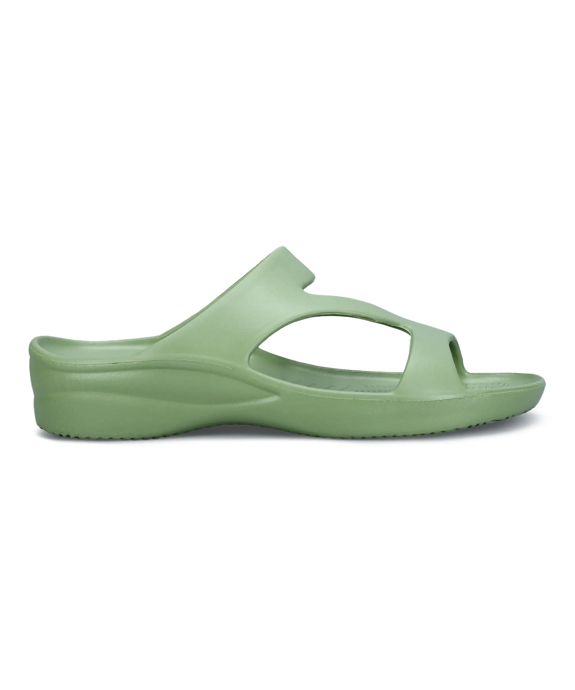 Poolside Ready Paragon Women's Lightweight, Washable and Durable Green Slippers for Everyday Use