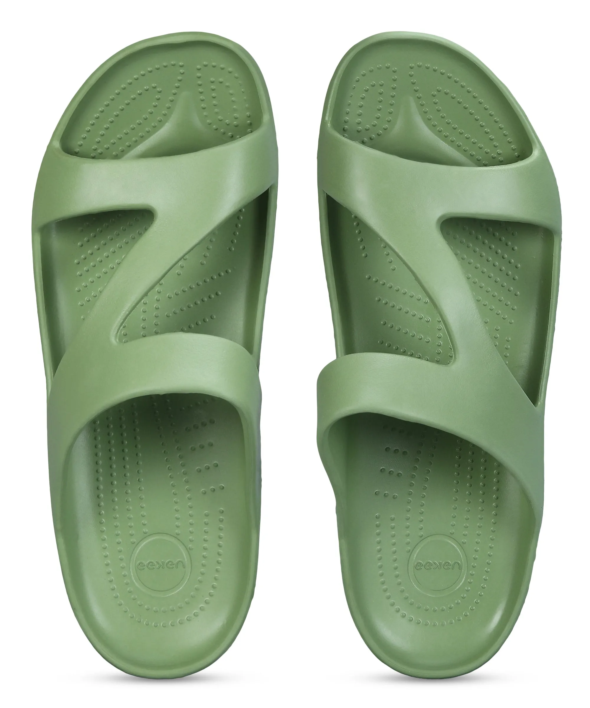 Anti   Rust Paragon Women's Lightweight, Washable and Durable Green Slippers for Everyday Use