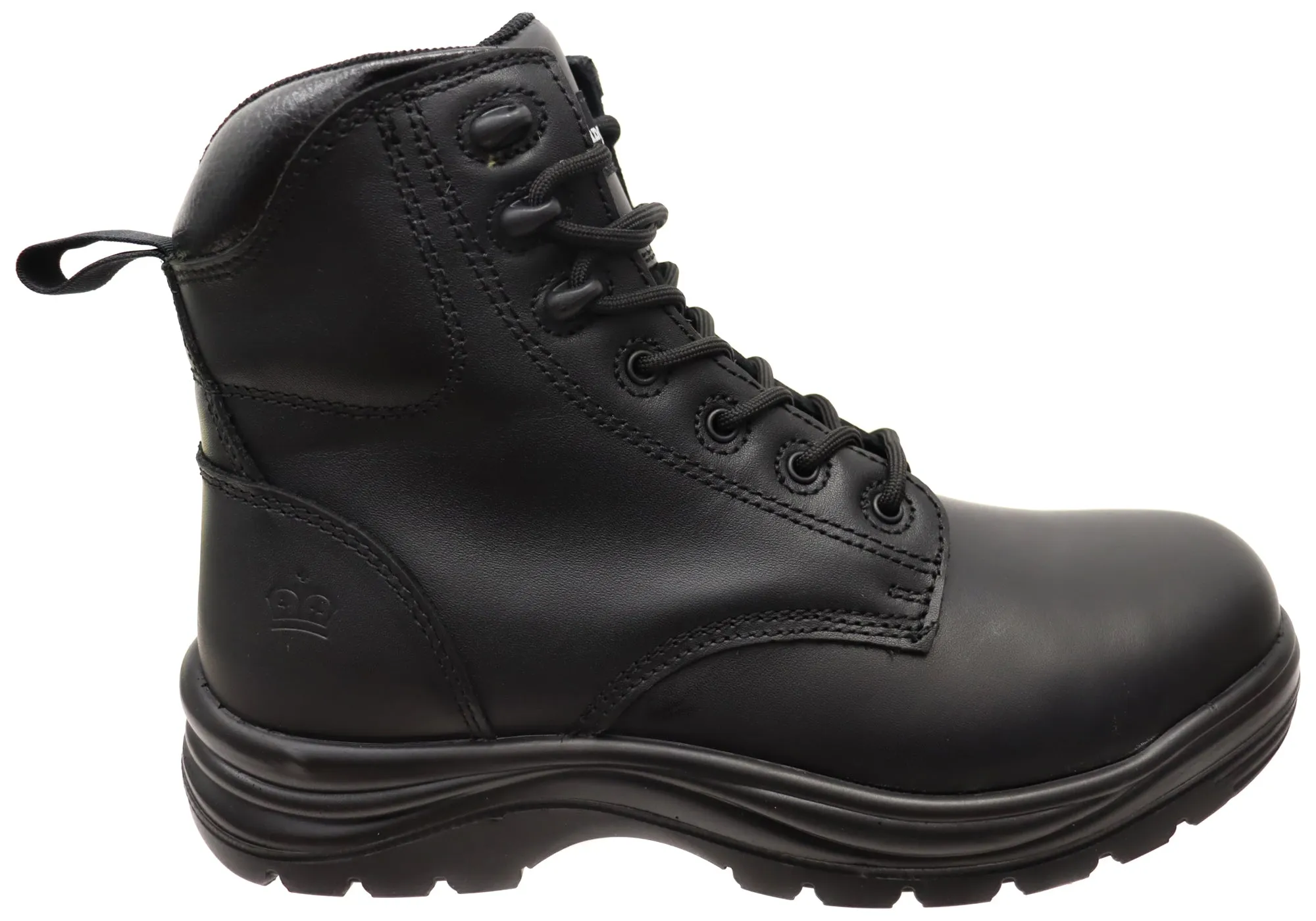 ergonomic Scholar KingGee Mens Comfortable Cook Lace Up Leather Safety Work Boots