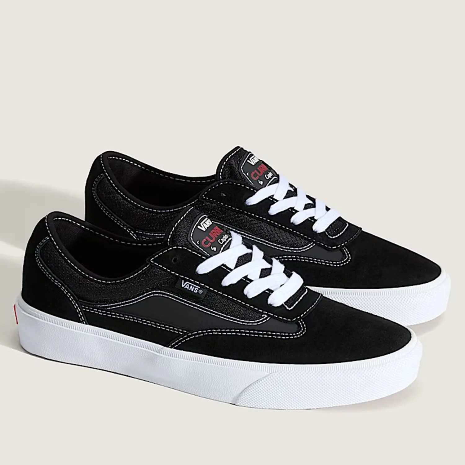 Vans Skate Curren Caples Black/White All Day Road Trip quick dry