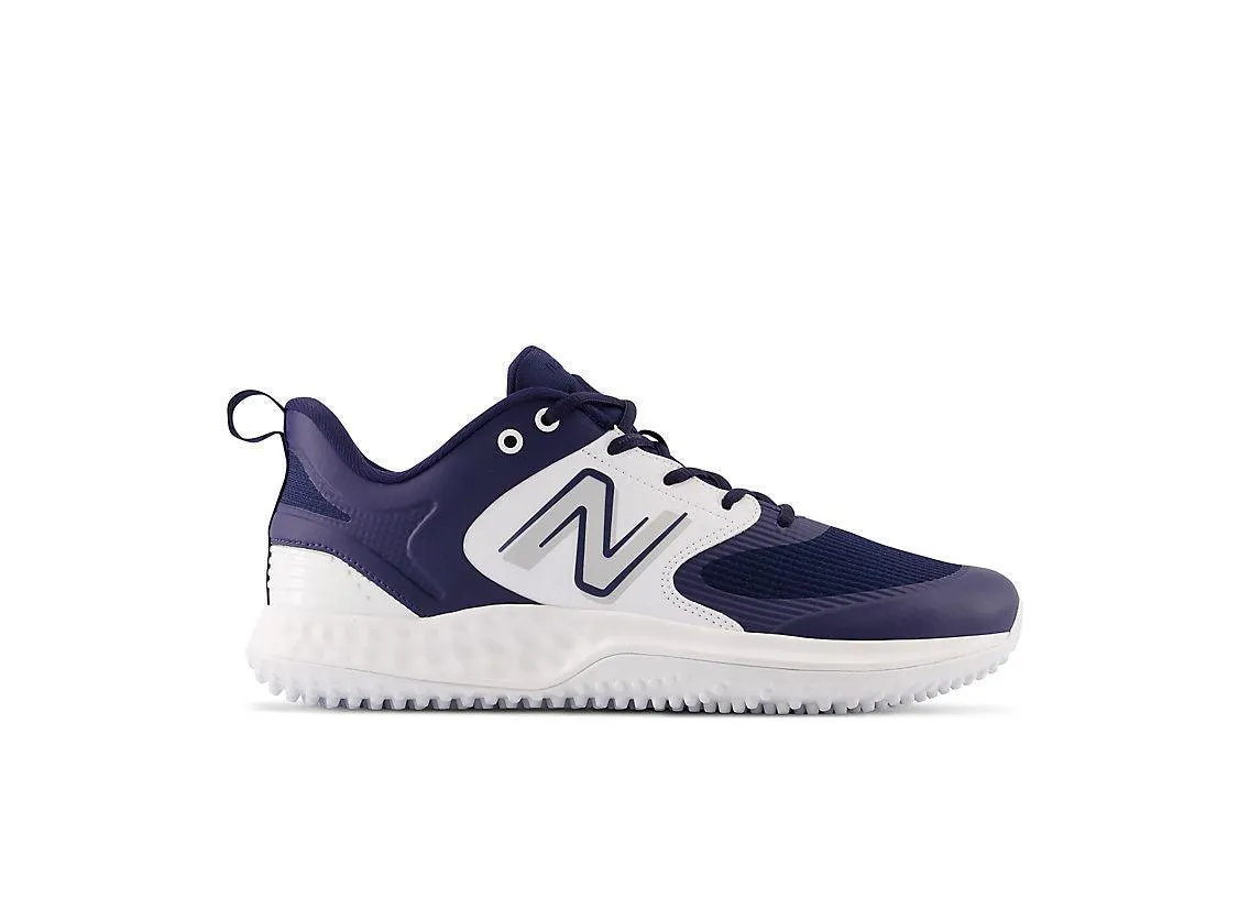 New Balance Men's Fresh Foam 3000 V6 Turf Baseball Shoes - Navy with White - T3000TN6 Earth Mood Strong Grip