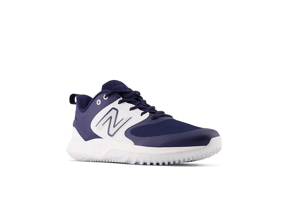 Tropic Mode New Balance Men's Fresh Foam 3000 V6 Turf Baseball Shoes - Navy with White - T3000TN6