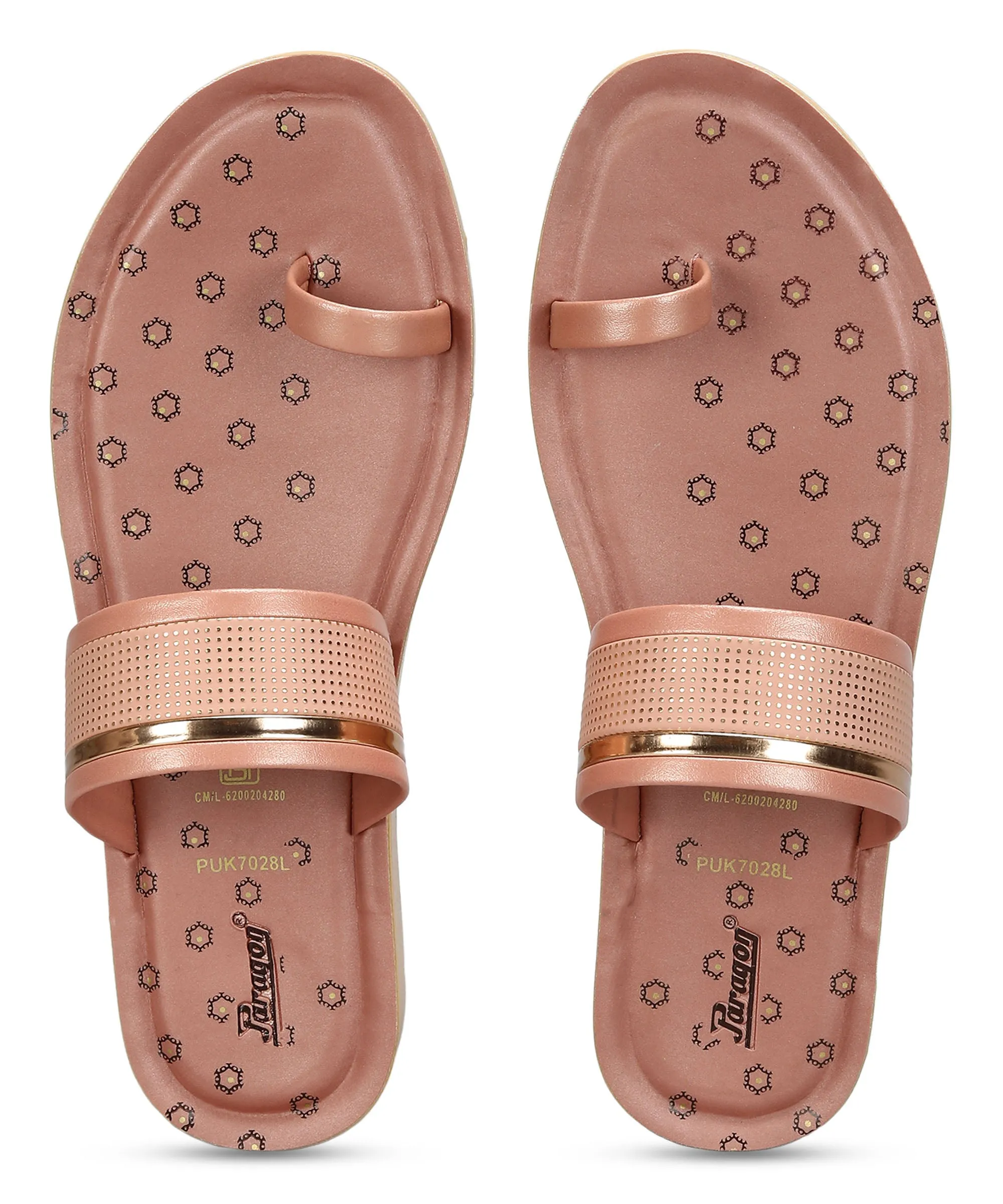 Comfort All-Day Pastel Soft Paragon Women's Slip On Flat Pink Sandals | Durable Dailywear Sandals