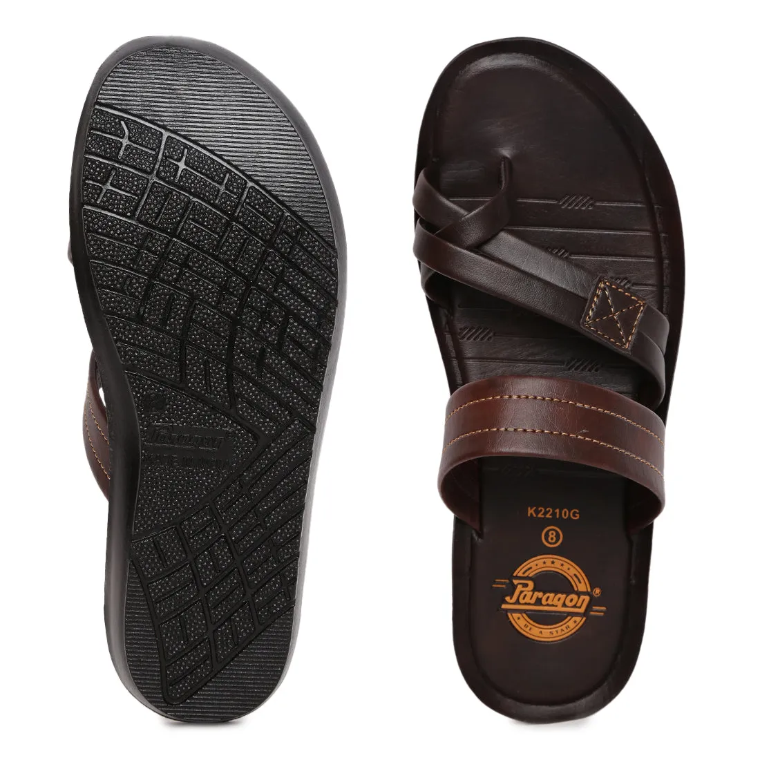 Wide fit Paragon  PUK2210G Men Stylish Sandals | Comfortable Sandals for Daily Outdoor Use | Casual Formal Sandals with Cushioned Soles