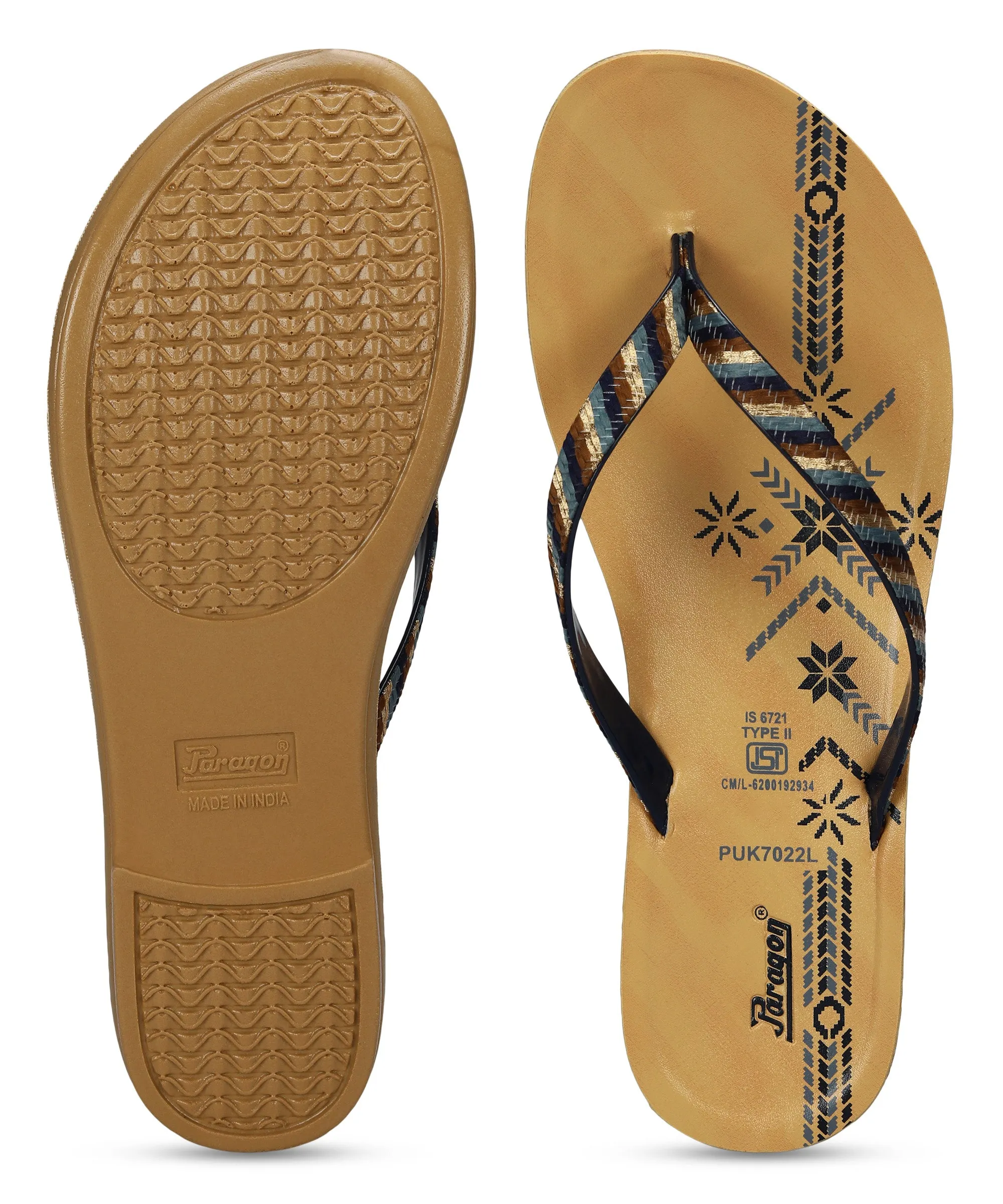 Adjustable Walking Shoes Weave Style Paragon Women's Slip On Flat Blue Sandals | Durable Dailywear Sandals