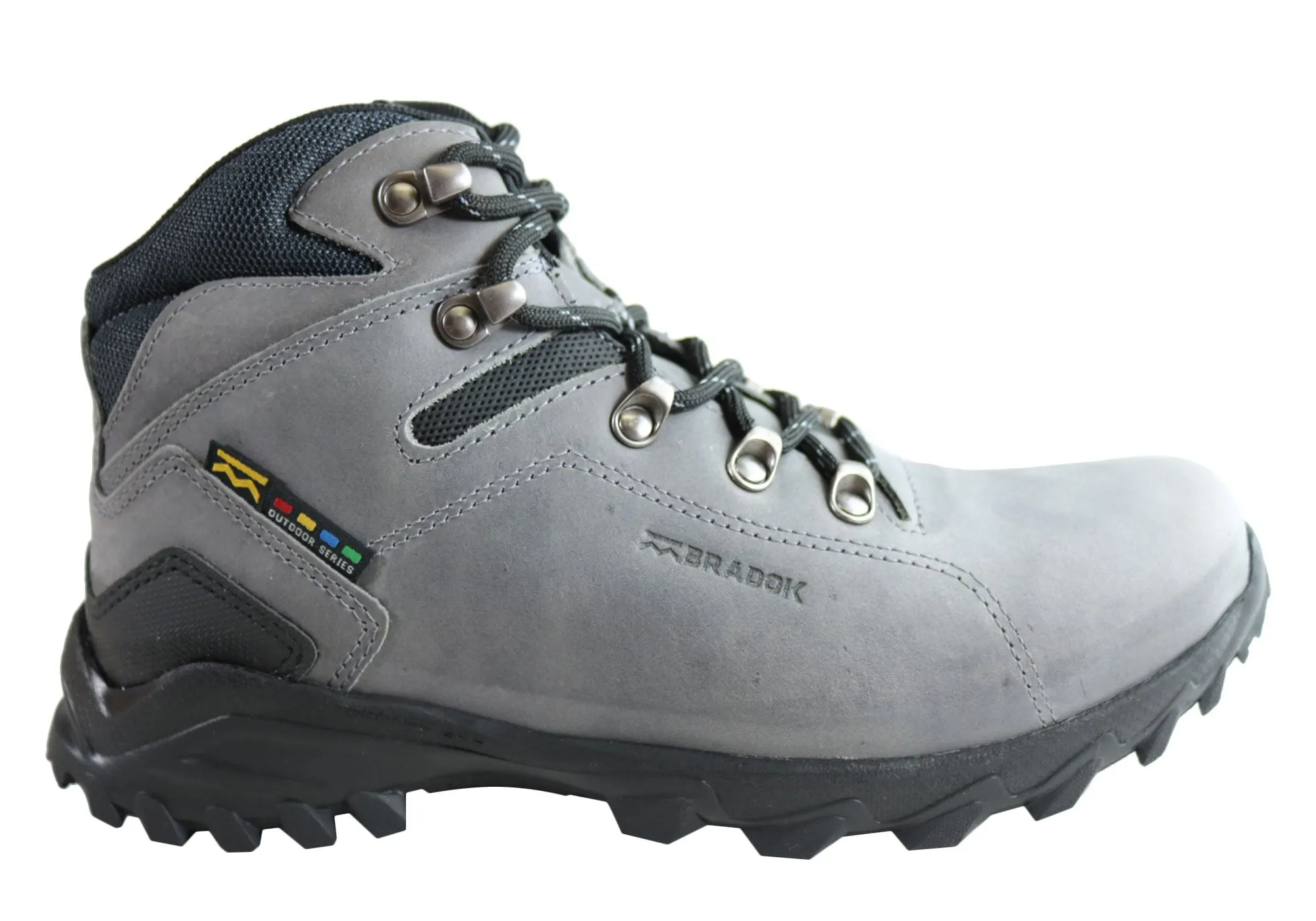 Comfort Lining Mountain Climber Bradok Raptor Mens Comfortable Leather Hiking Boots Made In Brazil