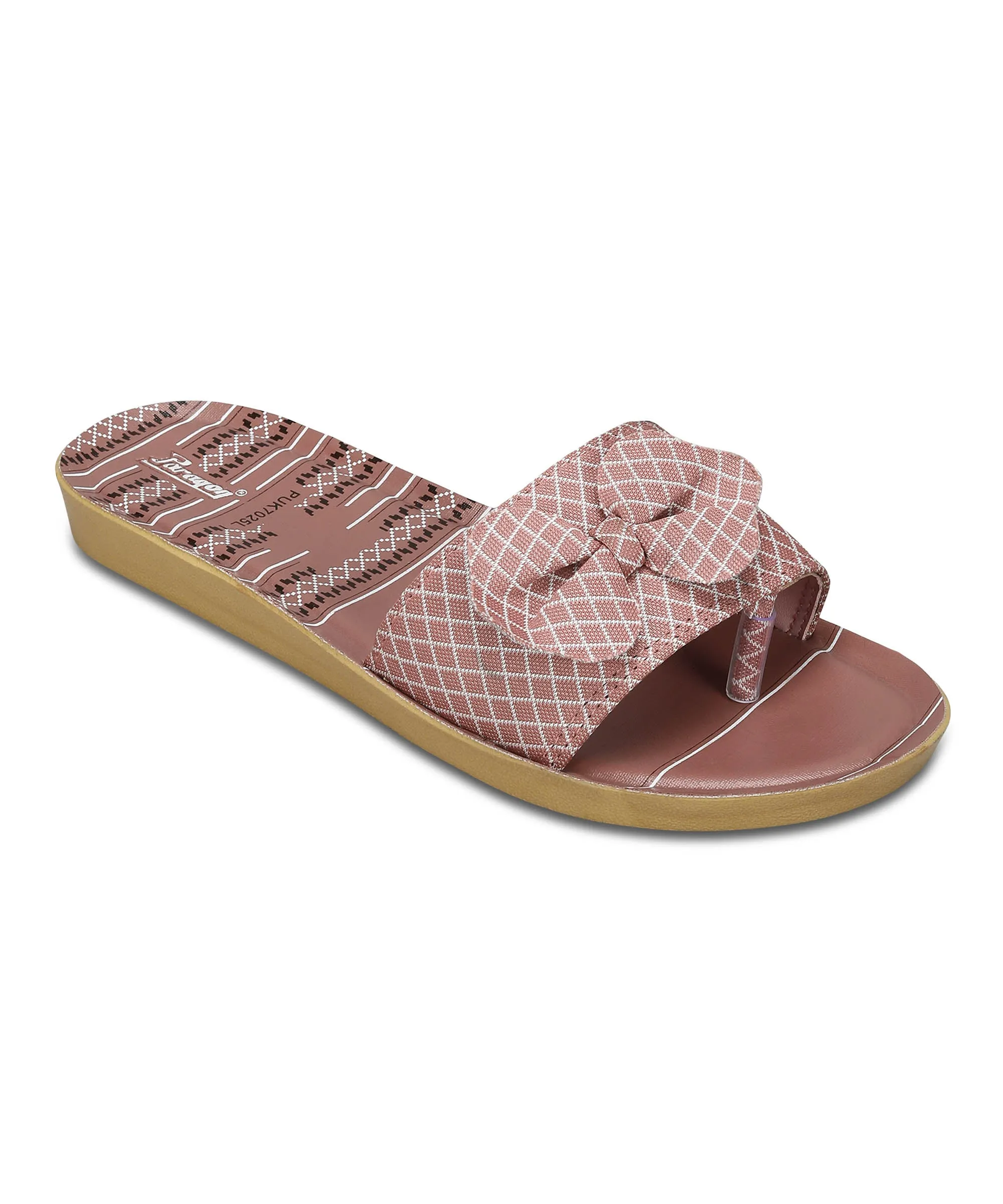 Beach Fit Slip Beach Ready Fit Paragon PUK7025L Womens Pink-Grey Sliders with Cushioned Sole for Everyday Use