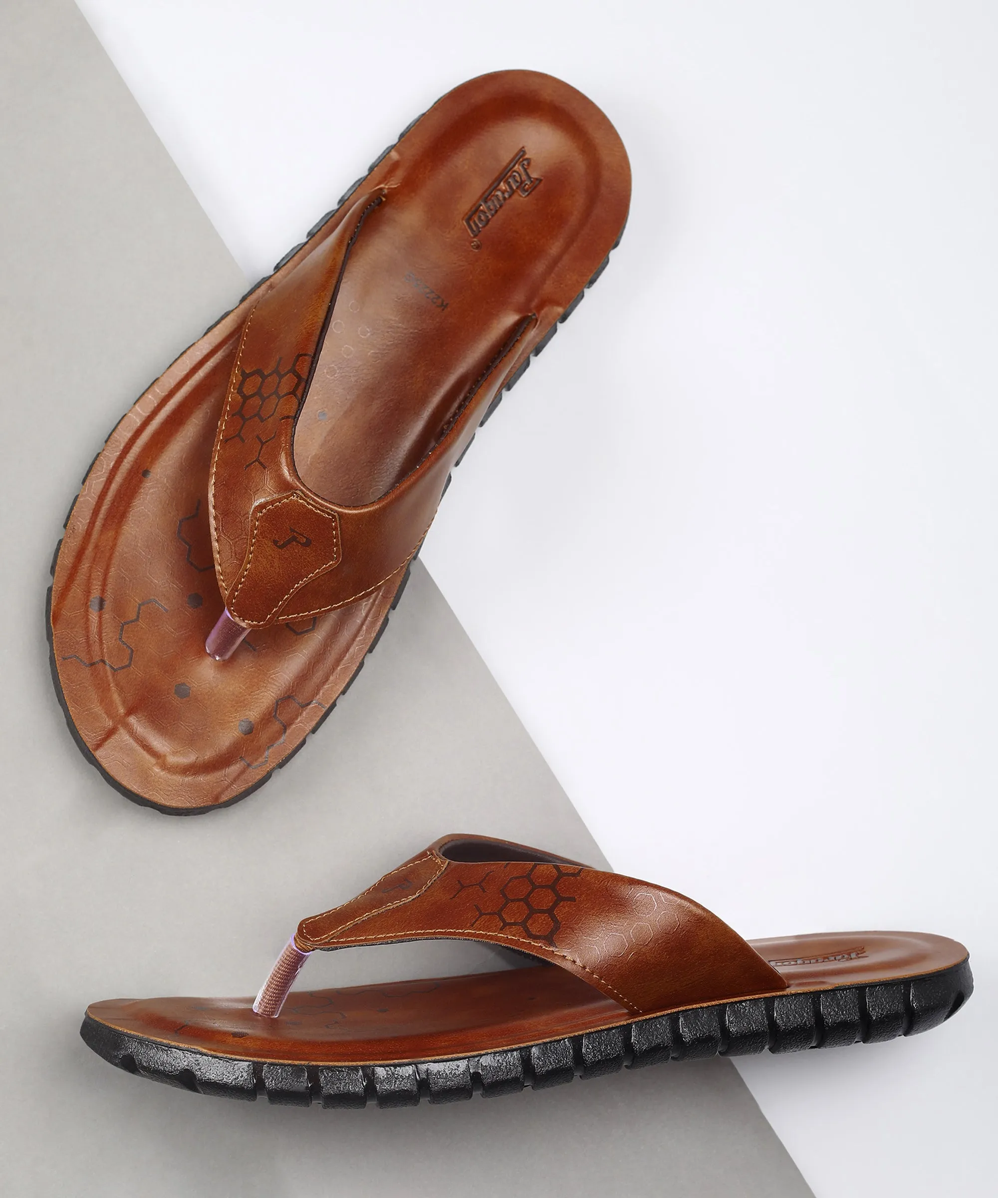 Cool Texture Paragon PUK2225G Men Stylish Sandals | Comfortable Sandals for Daily Outdoor Use | Casual Formal Sandals with Cushioned Soles