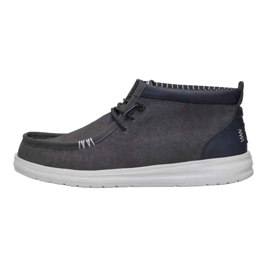 High Quality Leather Wally Mid Gripr Vin Classic - Black Oyster/Black
