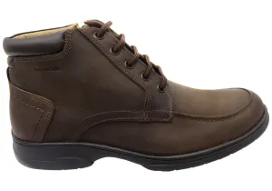 Slip Resistant Outdoor Explorer Ferricelli Damien Mens Comfortable Leather Boots Made In Brazil