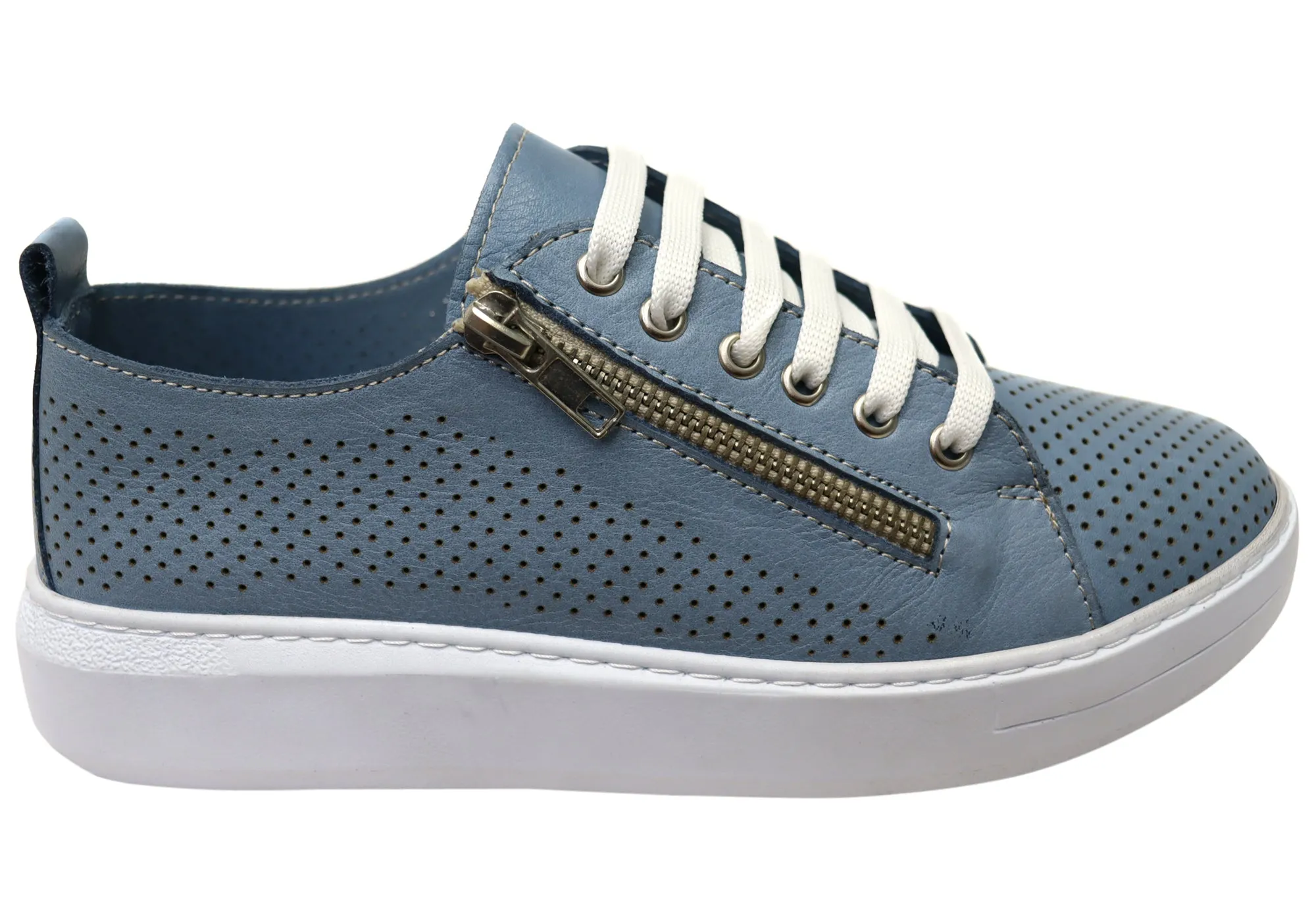 foldable Orizonte Aldina Womens European Comfortable Leather Casual Shoes