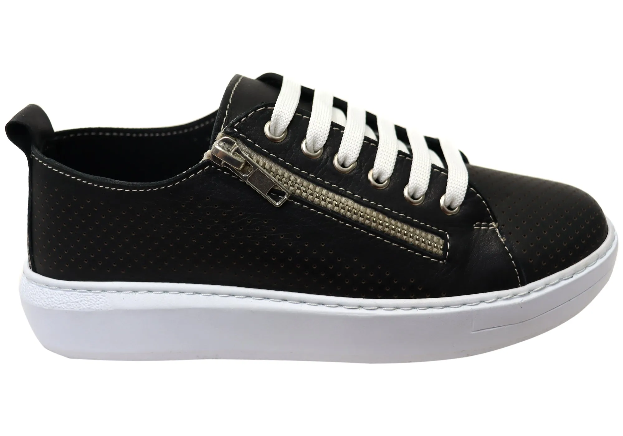 Orizonte Aldina Womens European Comfortable Leather Casual Shoes Smart Style morning run