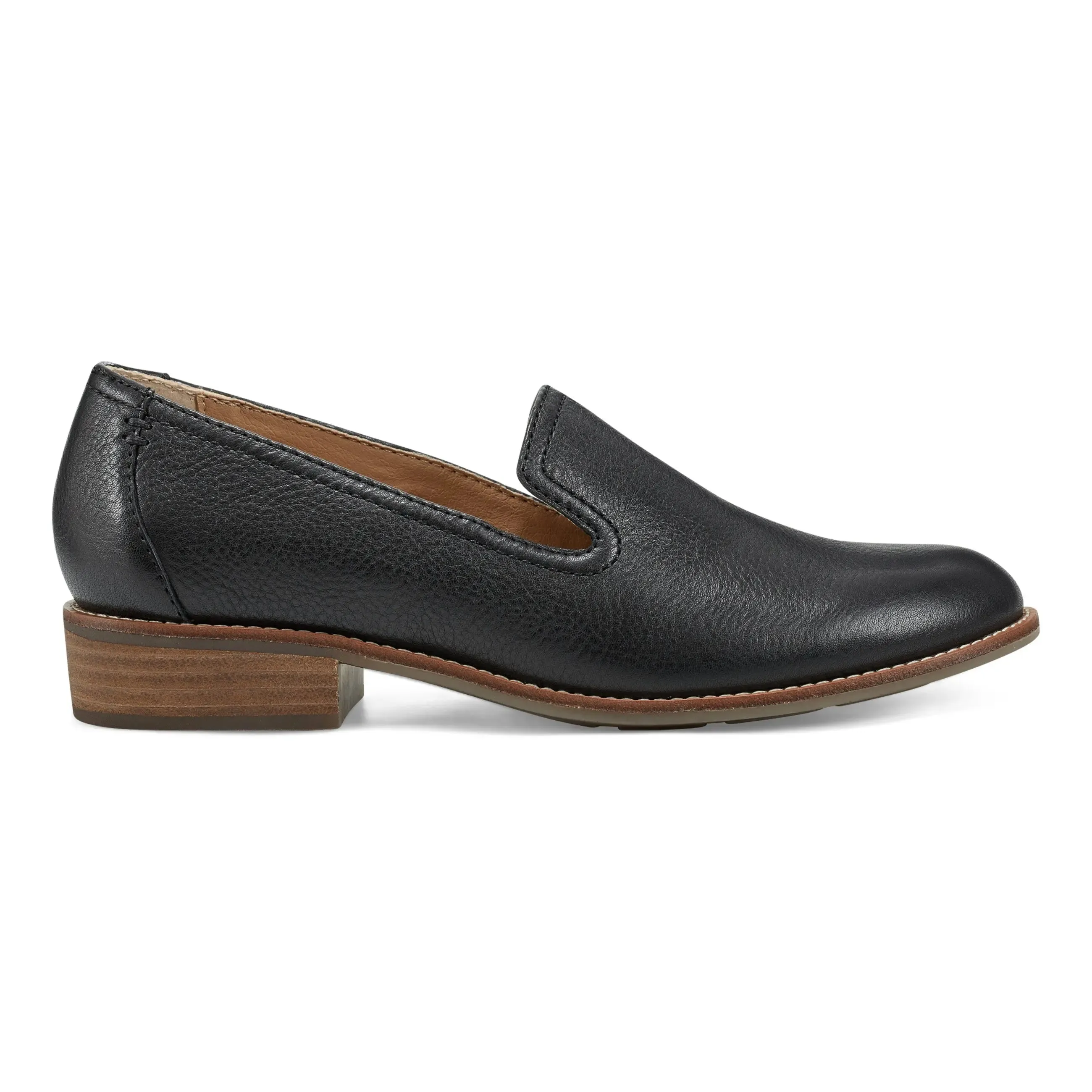 Dad Style Resort Mood Edna Round Toe Casual Slip-on Flat Loafers