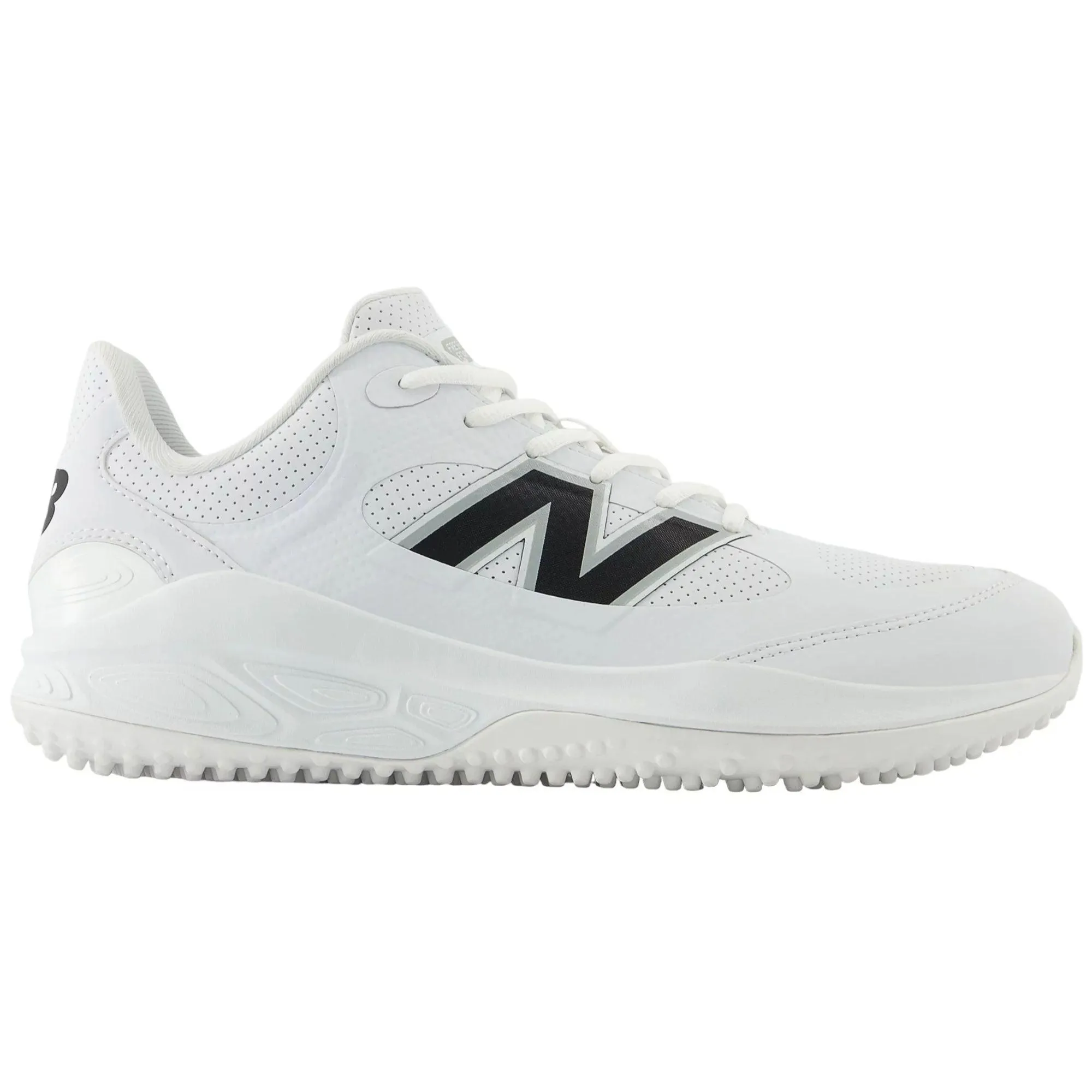 Pose Ready Harbor Mood New Balance Men's Fresh Foam 3000 v7 Synthetic Turf Baseball Shoes - White - T3000SW7