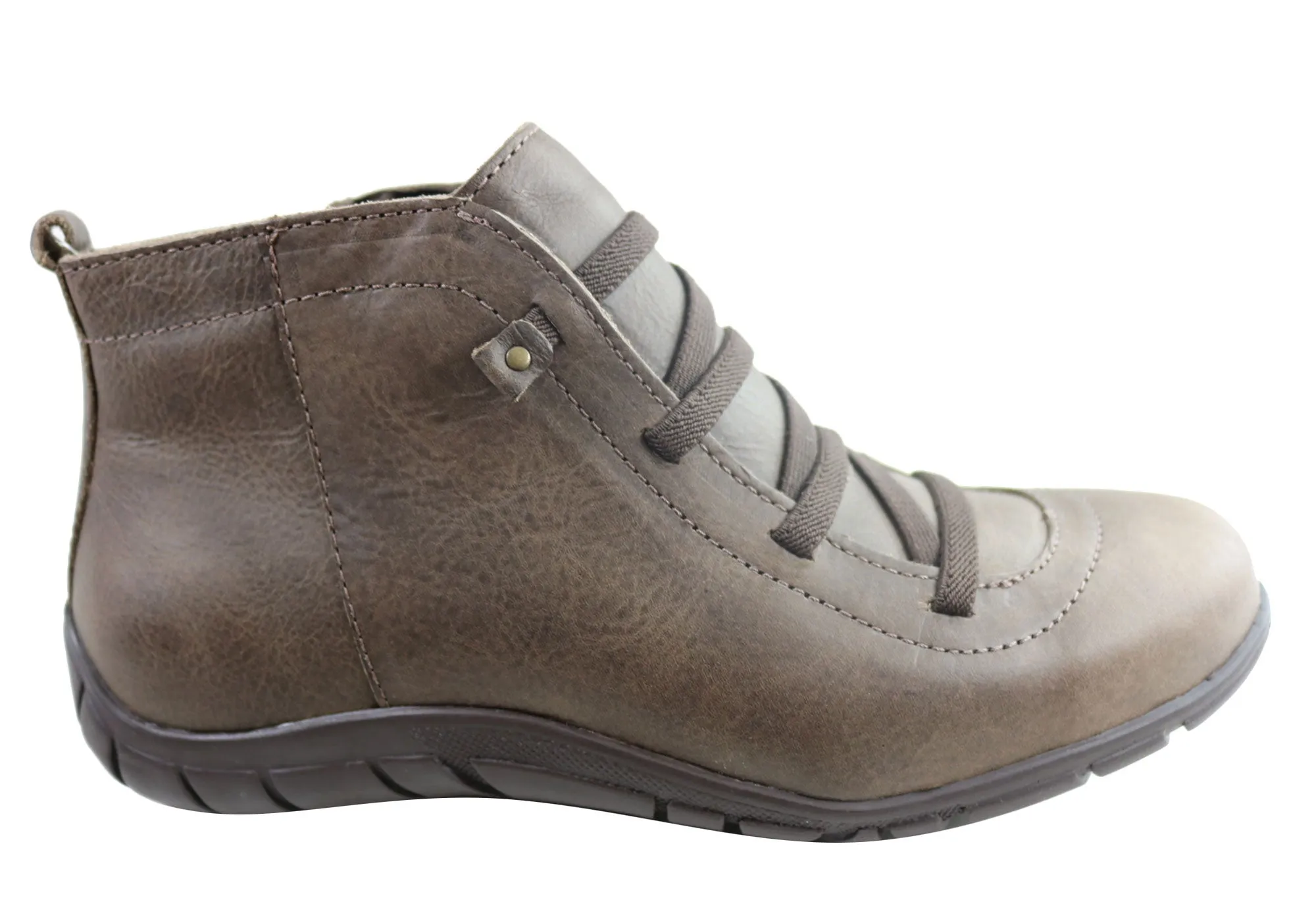 Andacco Mist Womens Leather Comfortable Ankle Boots Made In Brazil Avant Mood