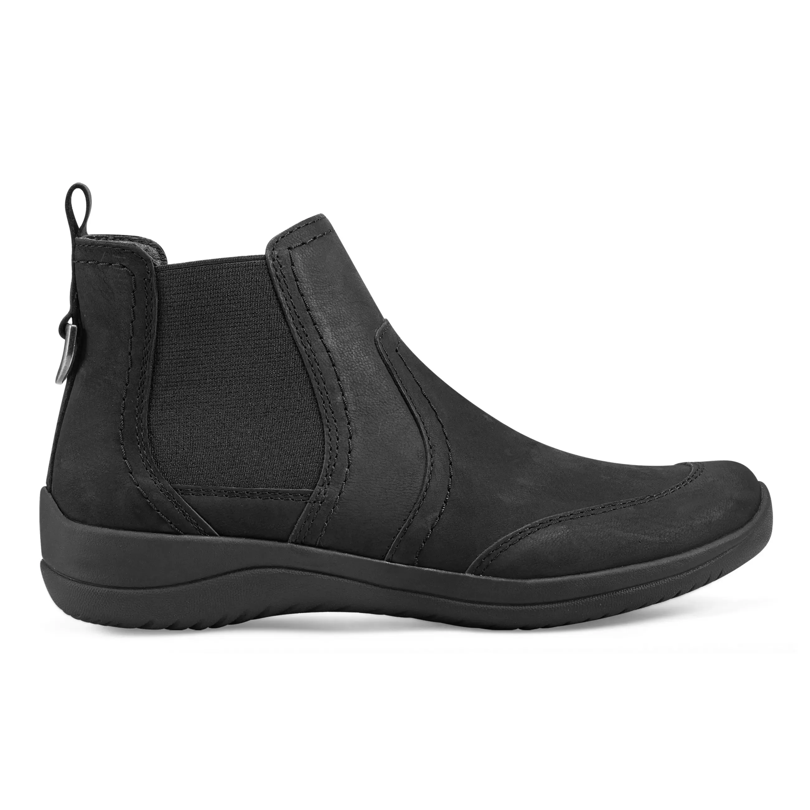 Style Base Flexible Fit City Adventure Faine Round Toe Casual Slip-on Flat Booties