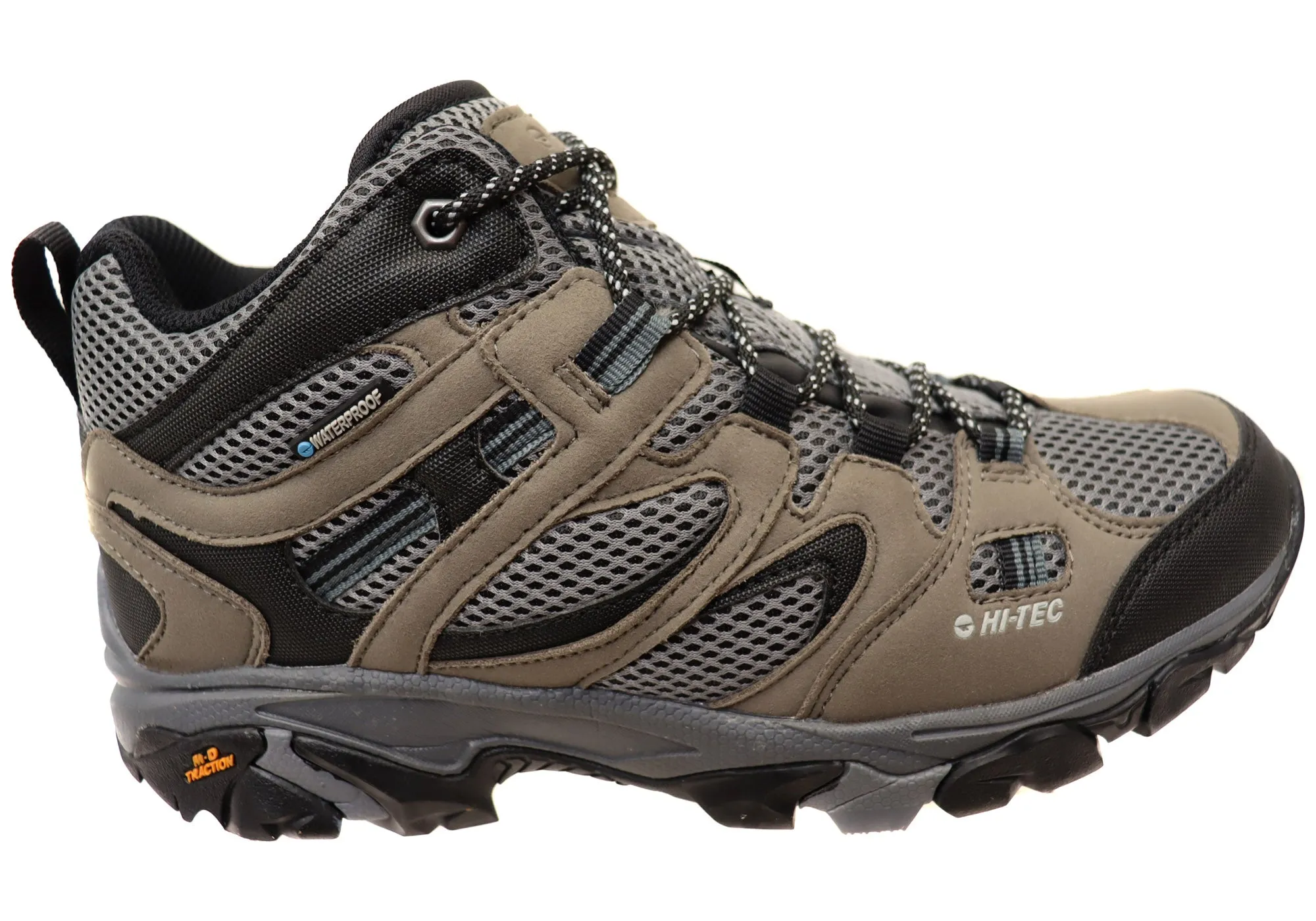 Hi Tec Mens Comfortable Ravus Vent Mid Waterproof Hiking Boots Walking Kid Fun