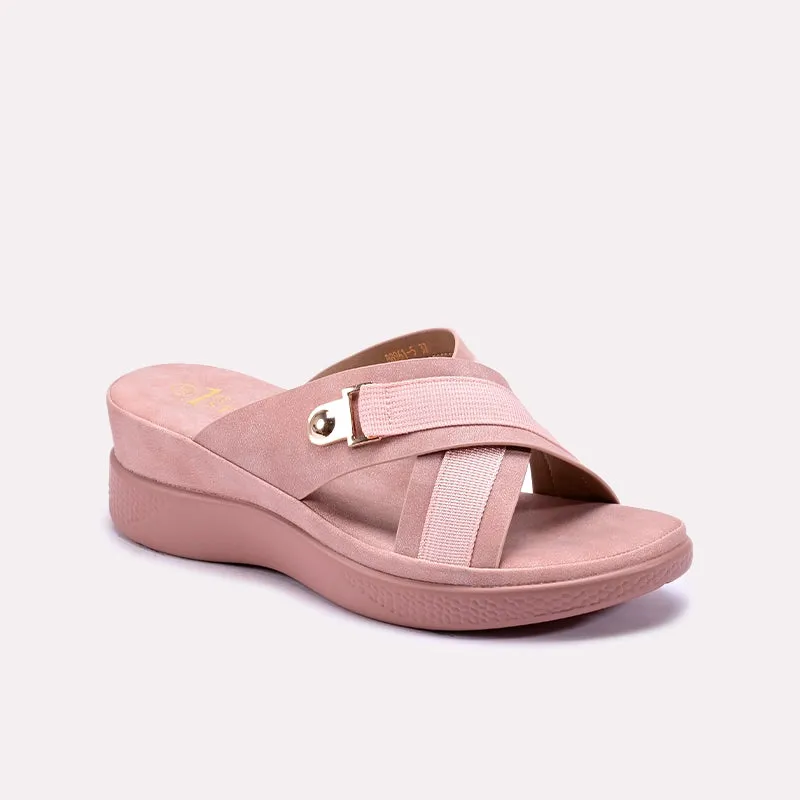 Pink Casual Slippers 0412933 Comfort support