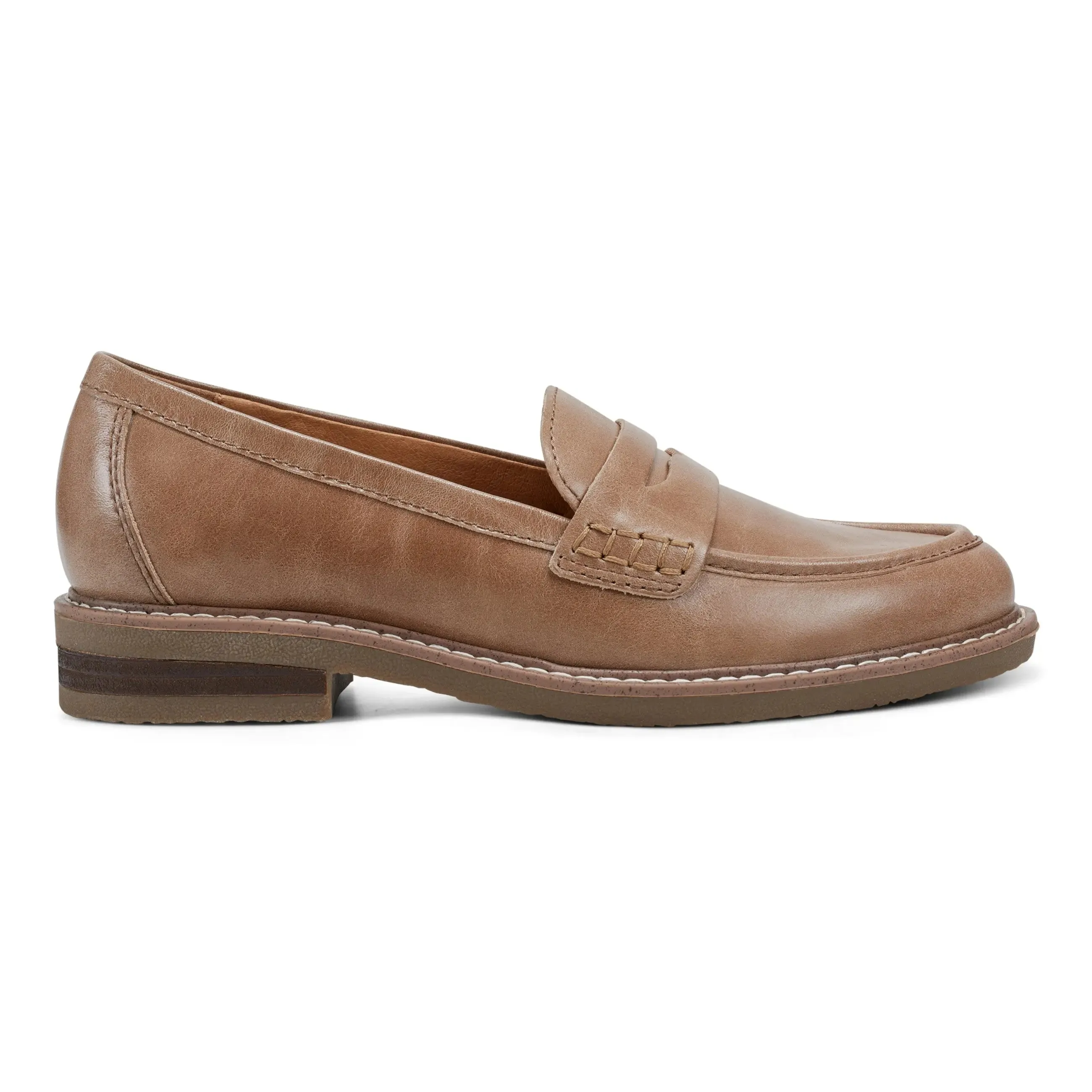 Javas Round Toe Casual Slip-on Loafers All Weather Urban Walkers