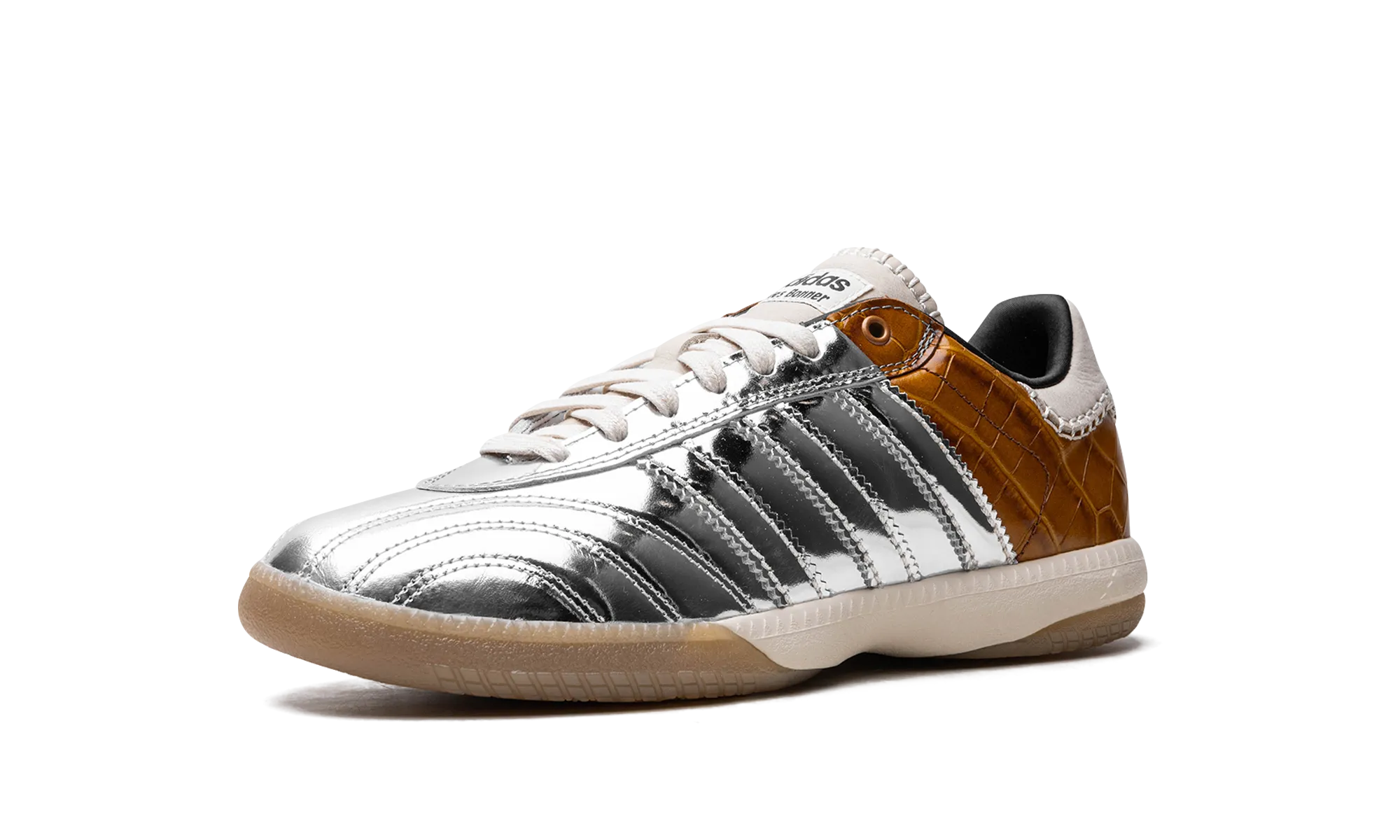 Samba Millenium "Wales Bonner - Silver Metallic / Easy Yellow" Reinforced Seams