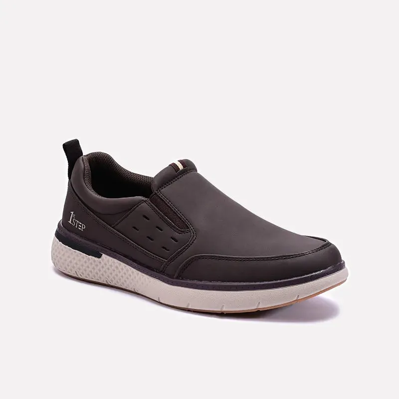 City Strider Brown Sneaker Shoes 0120516 Classic Activity Hexagonal Traction