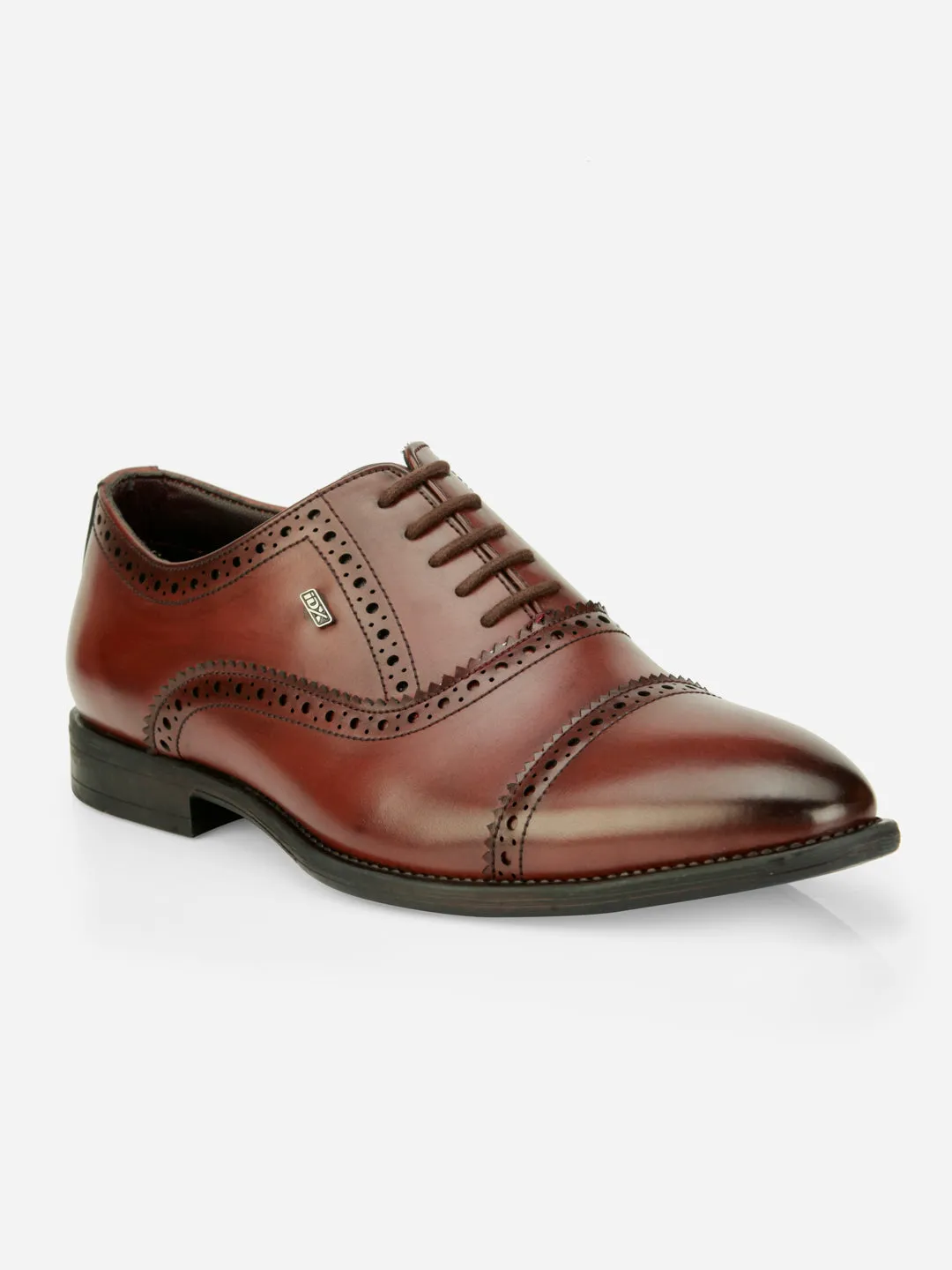Pop Hue Men's Wine Regular Toe Lace Up Formal (IX2033)