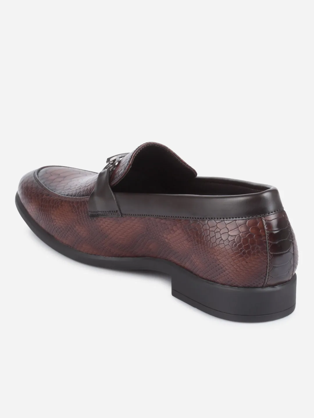 City Shade Men's Brown Semi Fomal Formal Slip On (IX1087)