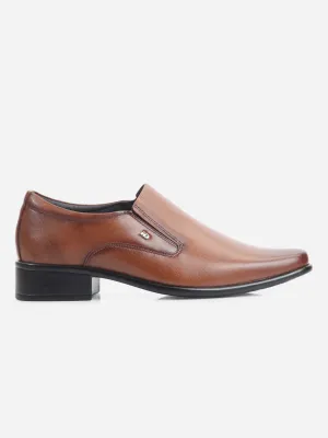 Gala Dinner Modern Design Men's Tan Regular Toe Slip On Formal (ID6102)