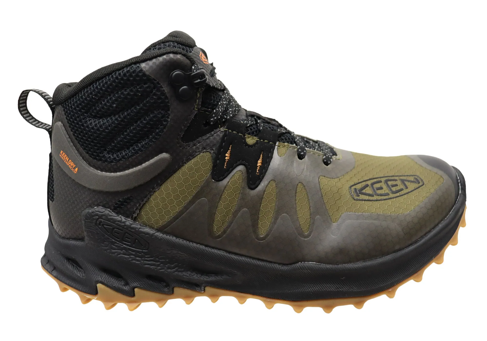 Comfort Grip Mud Resistant Mountain Hike Keen Mens Comfortable Zionic Mid Waterproof Lace Up Boots