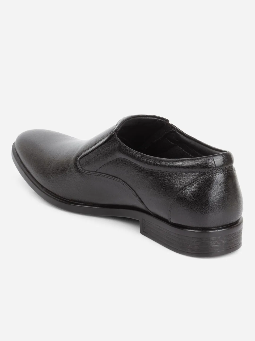 Simple Cut Endless Fit Men's Black Regular Toe Slip On Formal (ID2243)