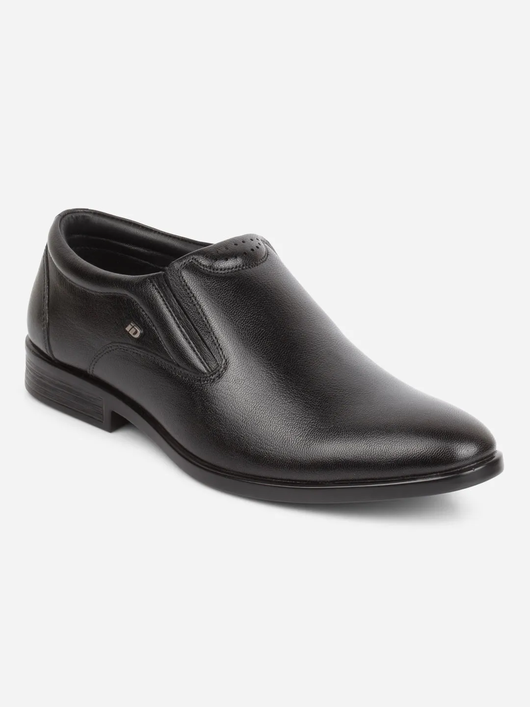 Men's Black Regular Toe Slip On Formal (ID2243) Vintage Style Executive Edge