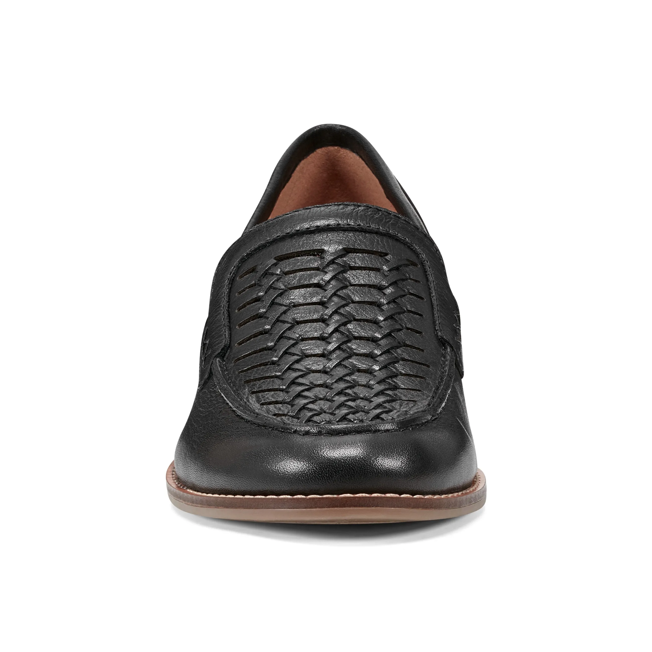Elona Casual Slip-on Round Toe Loafers Rubber Outsole