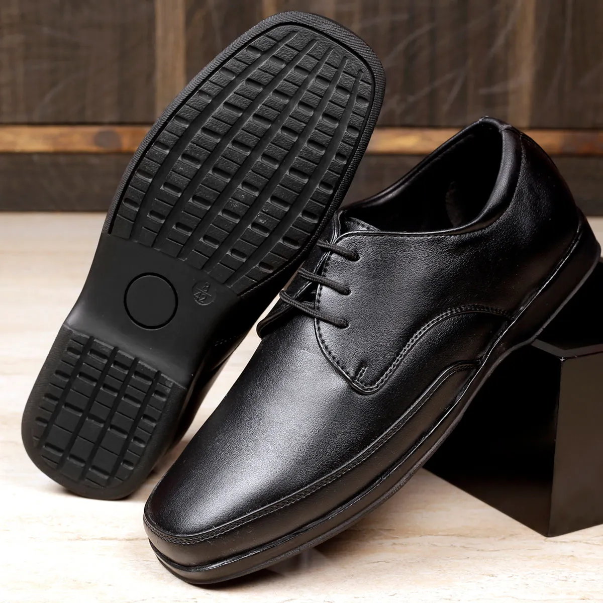 Bacca Bucci BOLTON Men Plus Size Formal lace-up Shoes with Superior Comfort (UK-11 to 13) Commuter Style