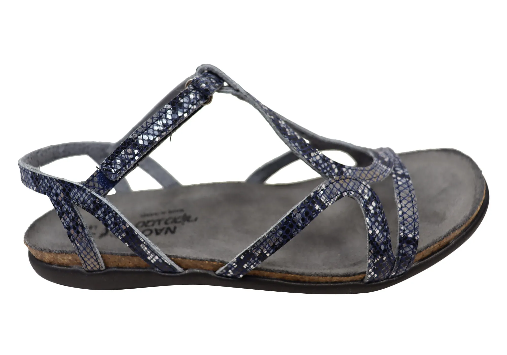 Naot Dorith Womens Comfort Cushioned Supportive Flat Leather Sandals Classic Flip-flops