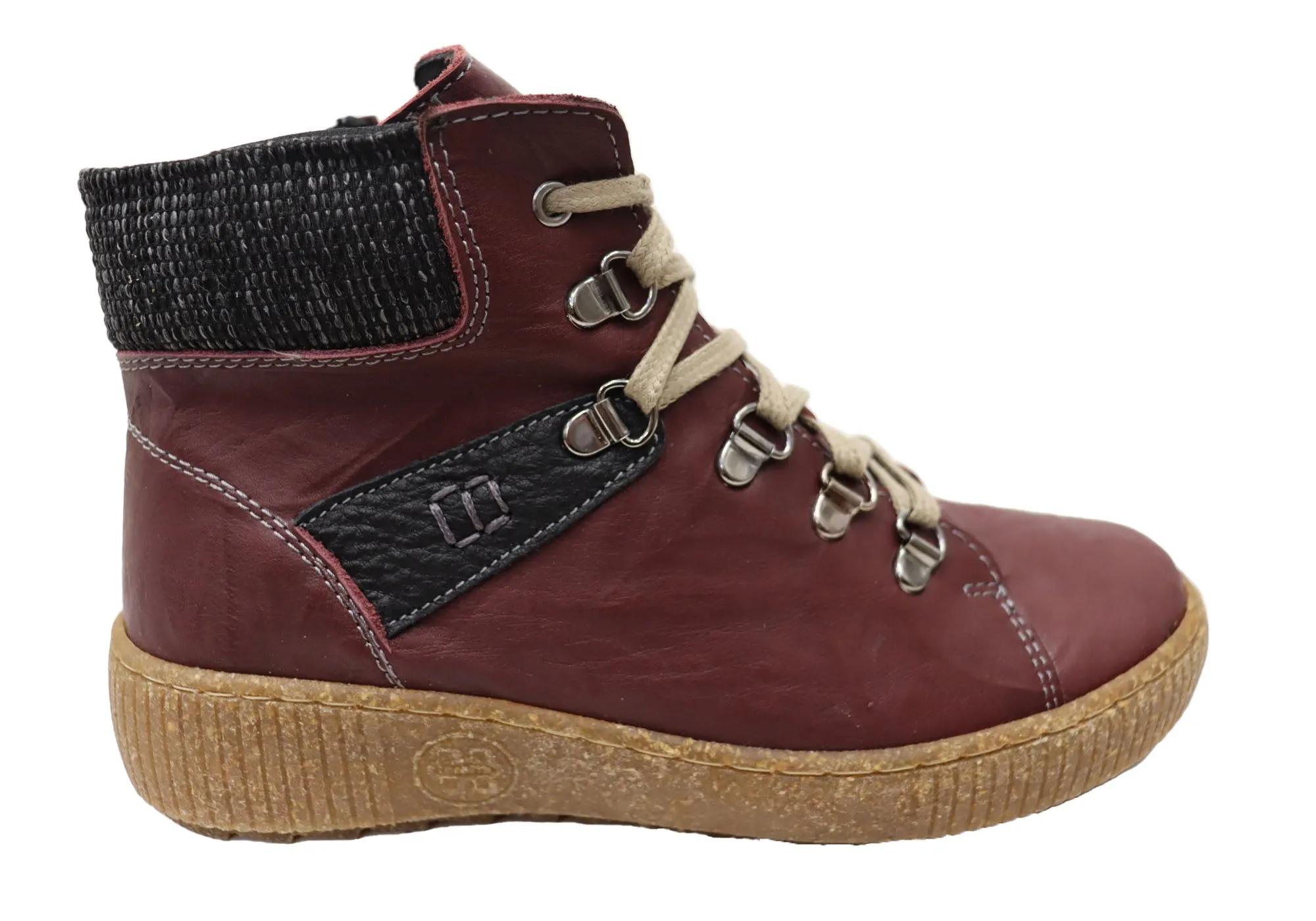Cabello Comfort 7000-305 Womens European Comfort Leather Ankle Boots Suede Surface