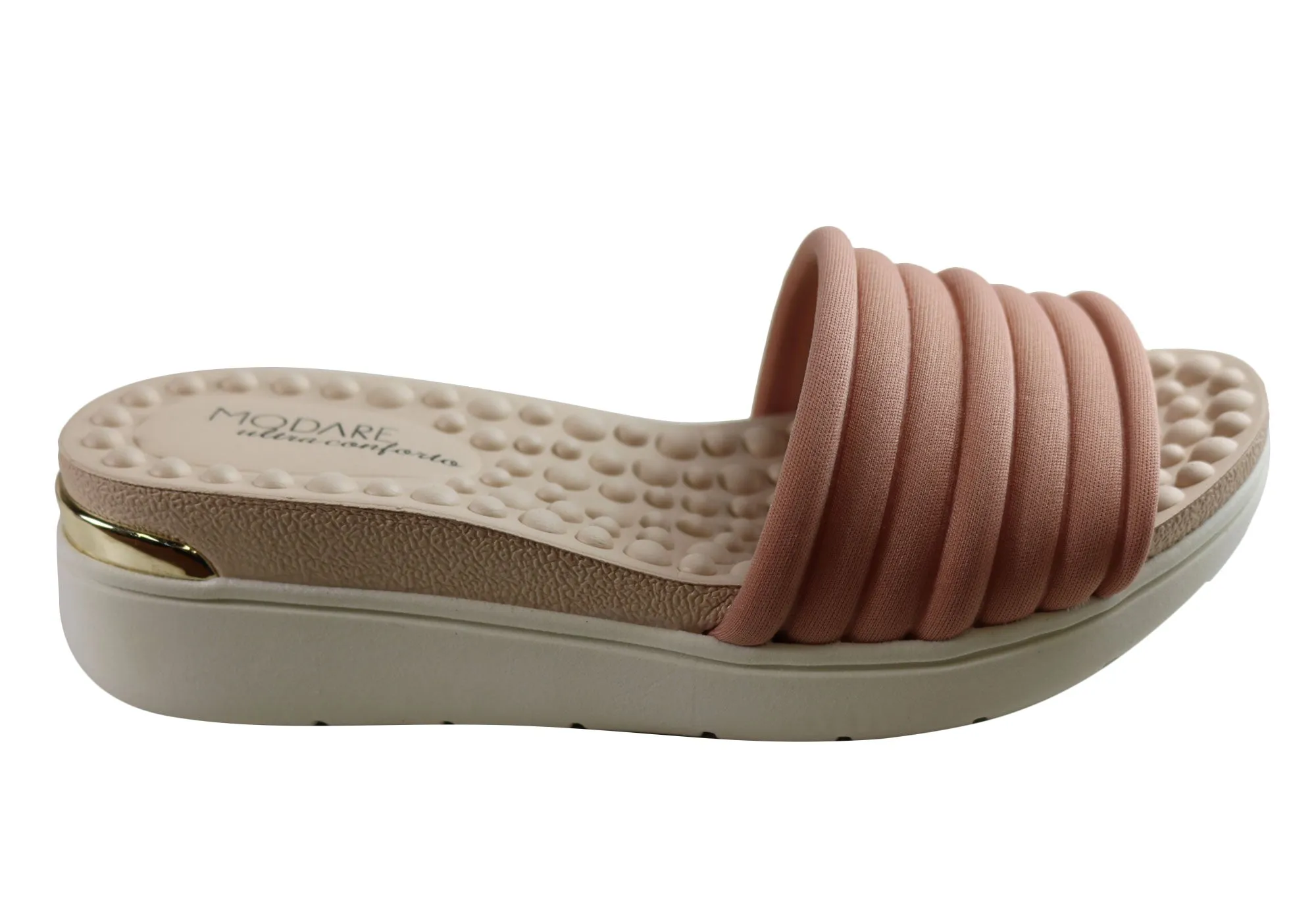 Windy day Urban Stroll Modare Ultraconforto Quiny Womens Comfort Slides With Massage Balls