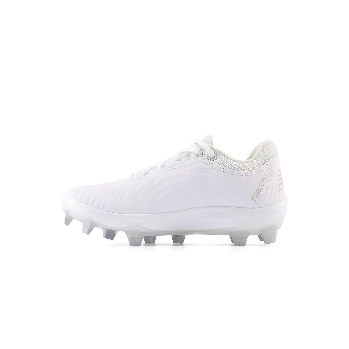 Comfort Outsole New Balance Women's FuelCell FUSE v4 Molded Fastpitch Softball Cleats - Optic White/Raincloud - SPFUSEW4