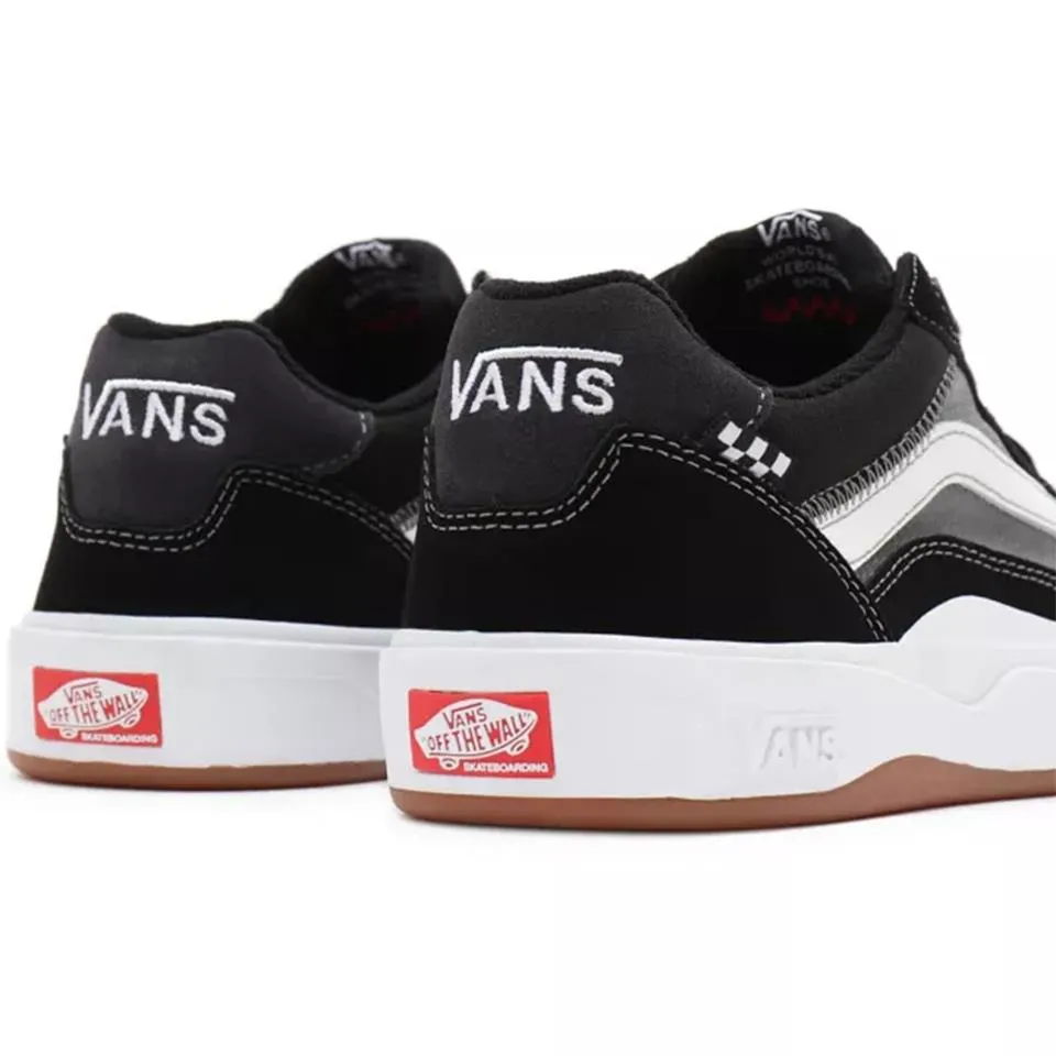 Lace Up Style Denim Cool Vans Wayvee - Black/White
