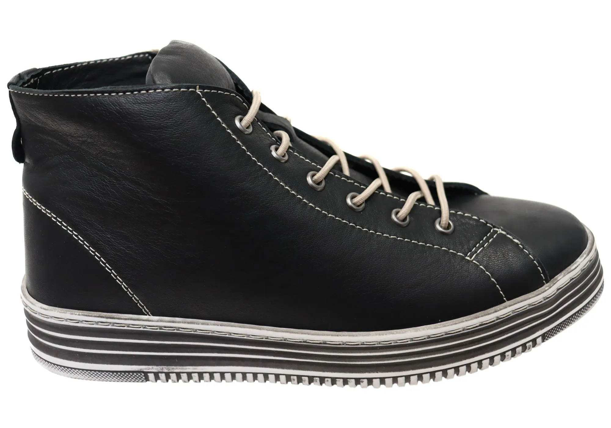 Eco Material Morning Walk Warm Touch Orizonte Ivy Womens European Comfortable Leather Ankle Boots