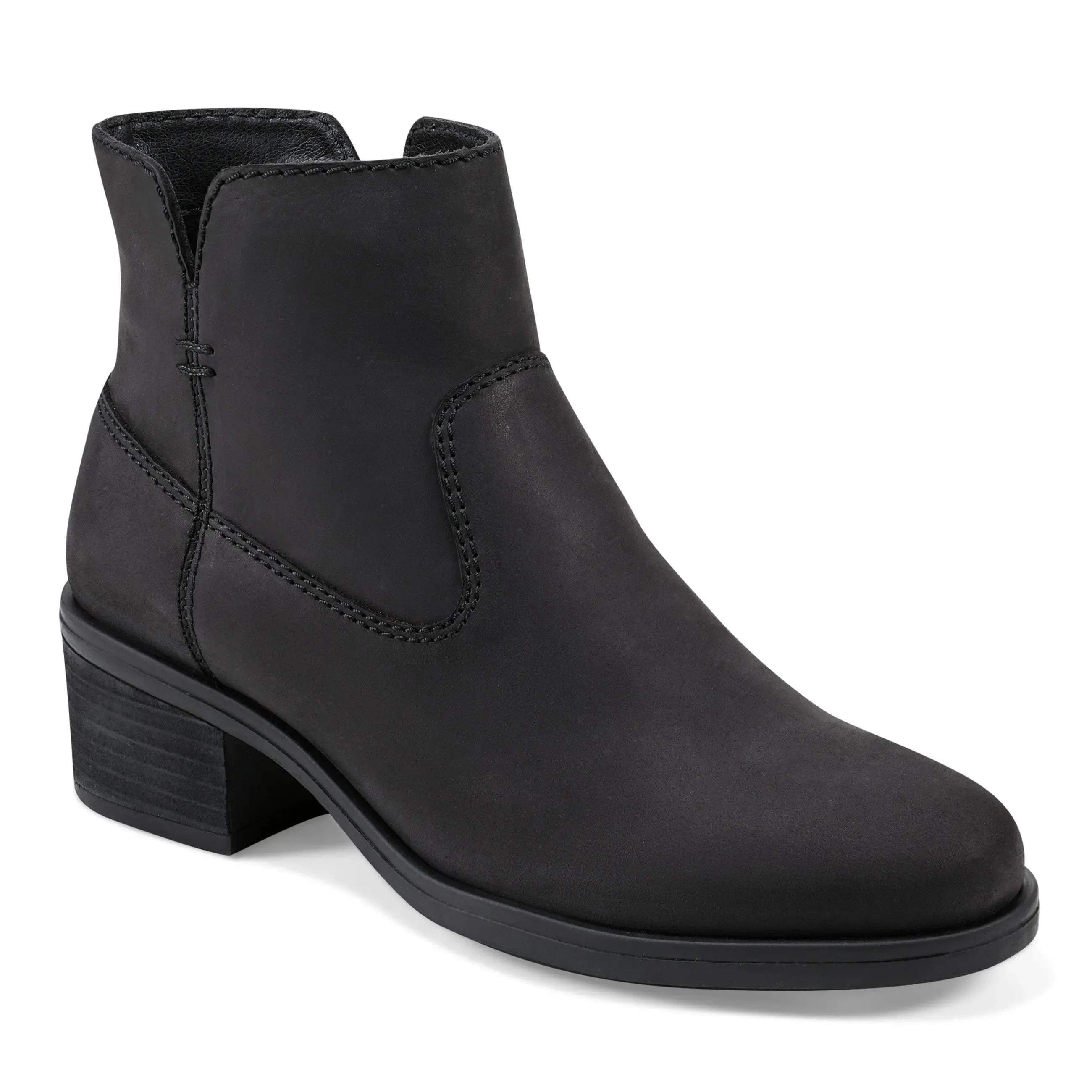 Daily Comfort Oslo Block Heel Round Toe Casual Booties