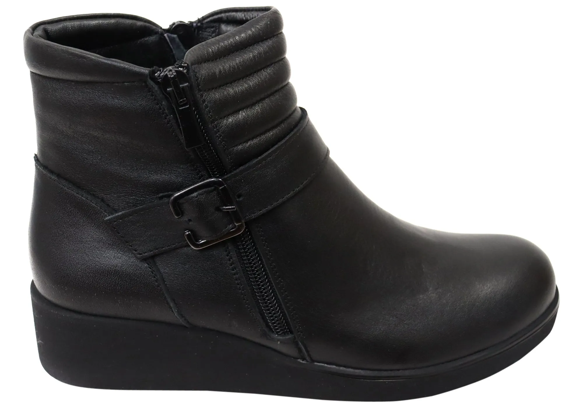 Orizonte Linger Womens European Comfortable Leather Ankle Boots Urban Exploration